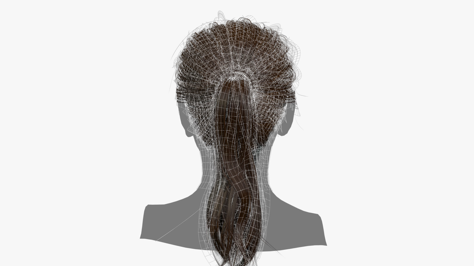 Female Hair - 020 3D model_14