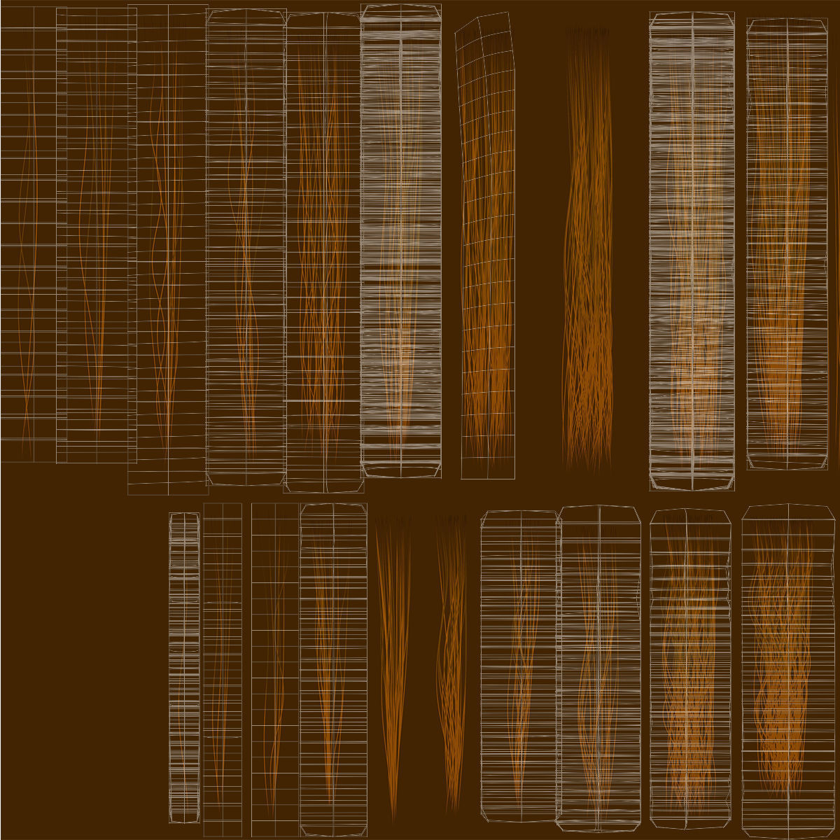 Female Hair - 020 3D model_21