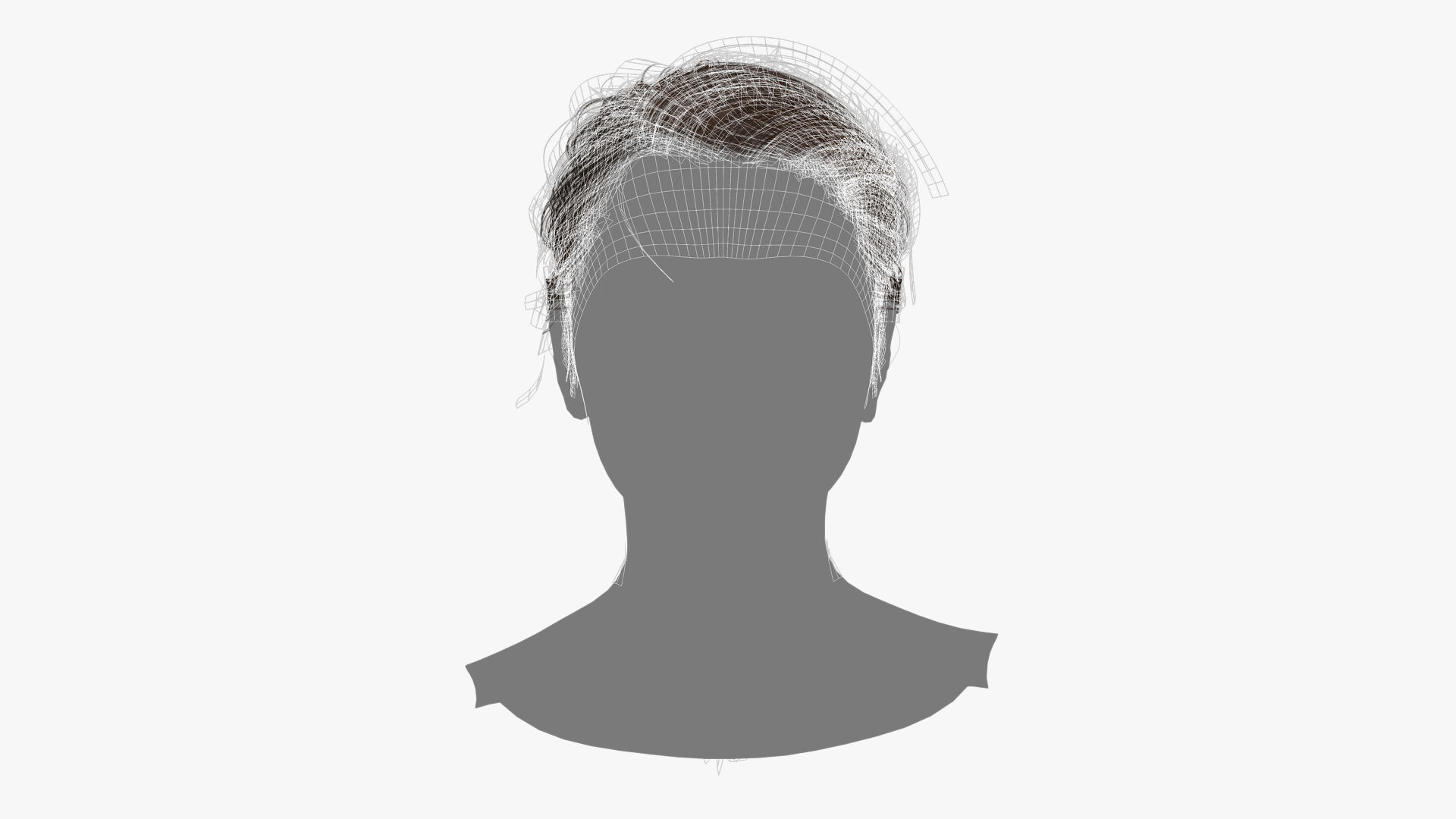 Female Hair - 020 3D model_11