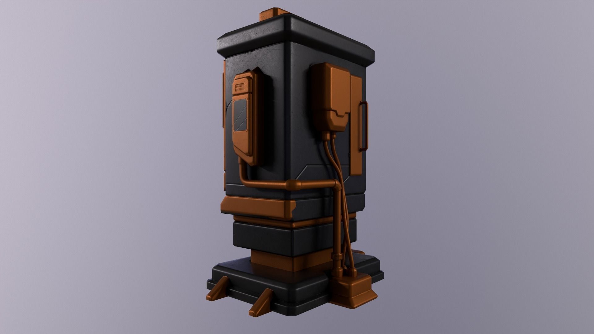 Techbox Future Free low-poly 3D model_3