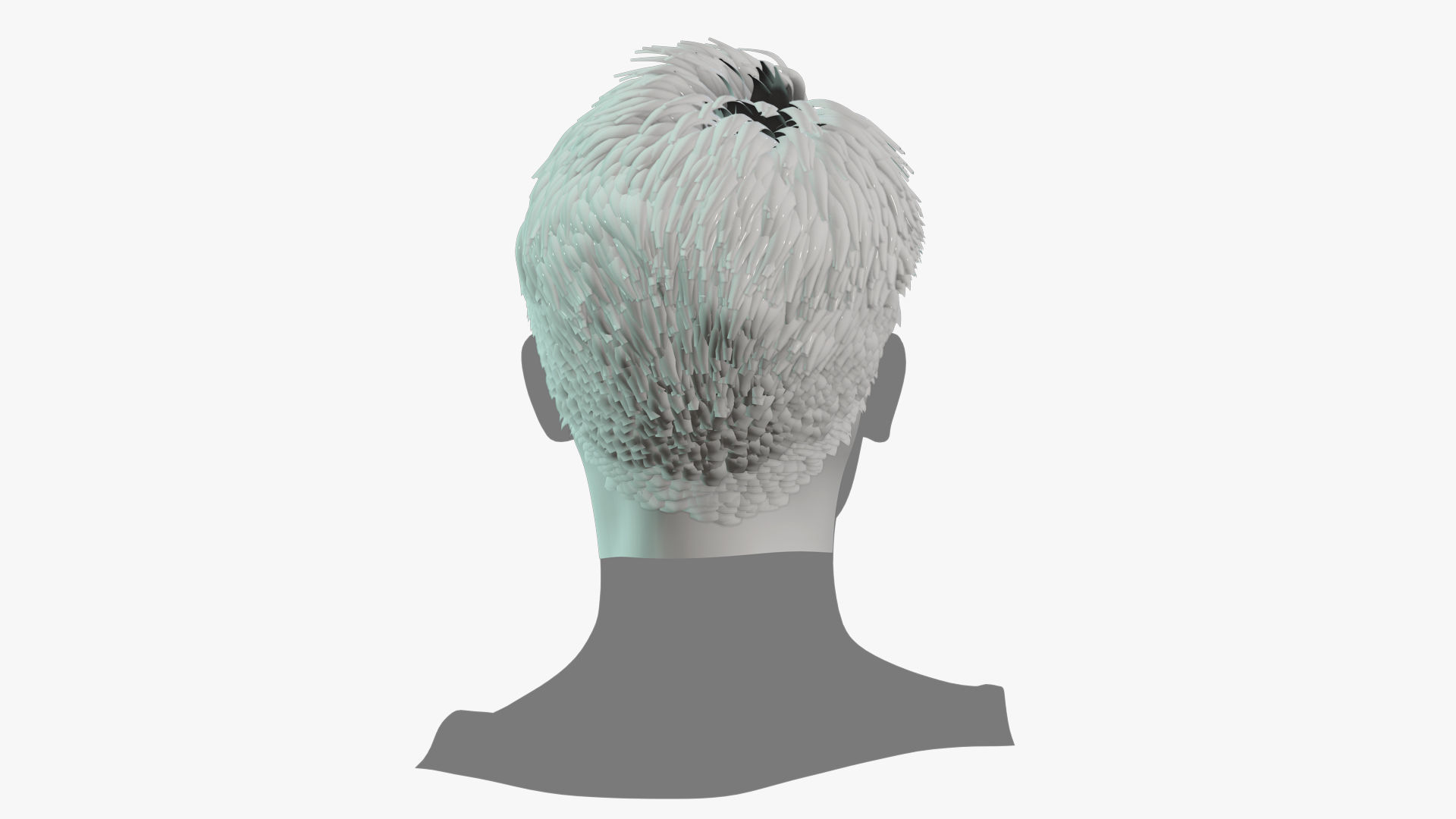 Male Hair - 017 3D model_10