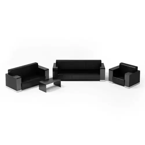 Living Room Set Couch Armchair Table