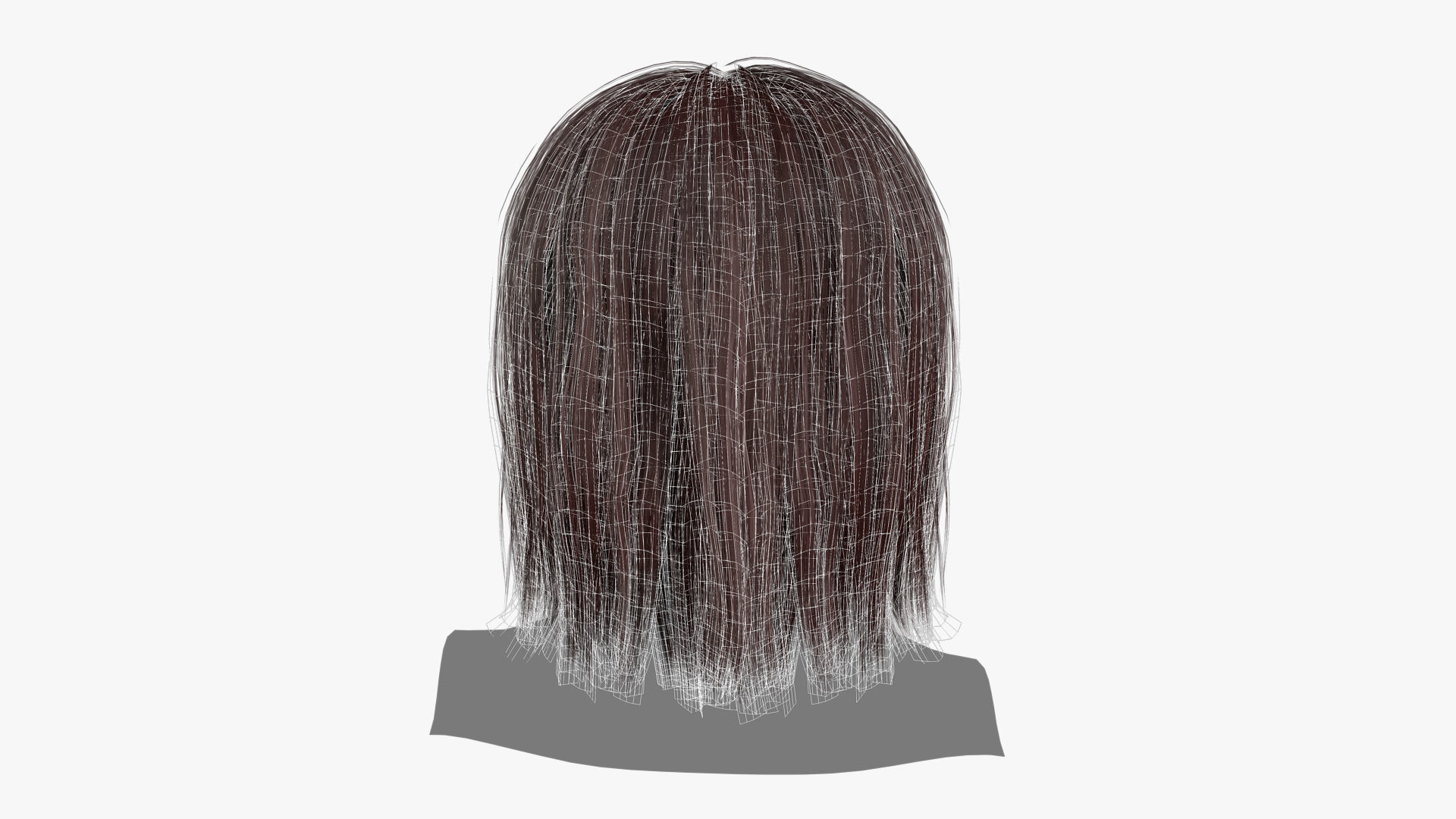 Female Hair - 021 3D model_14