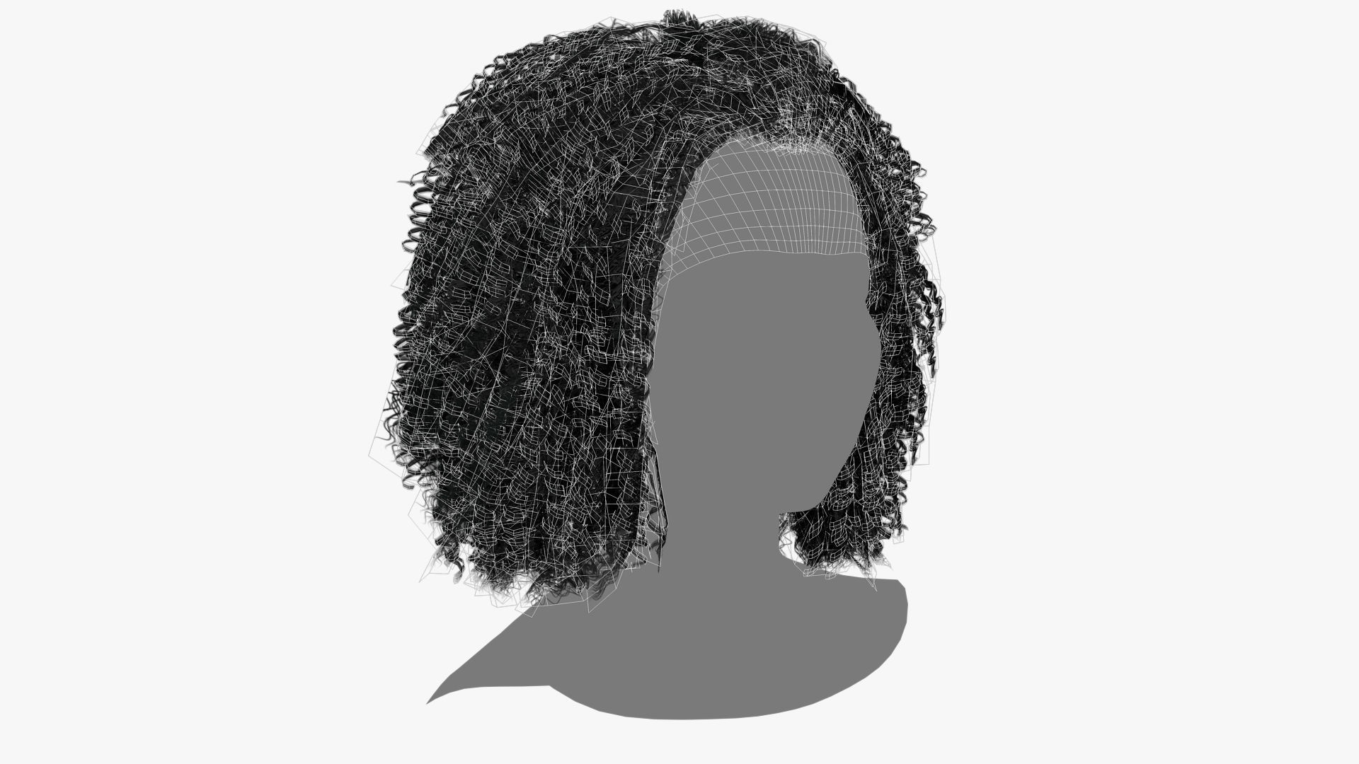 Female Hair - 022 3D model_12