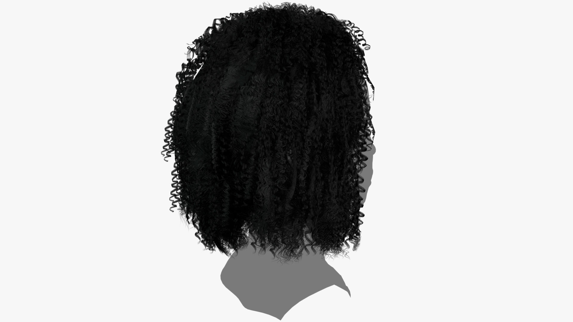 Female Hair - 022 3D model_3