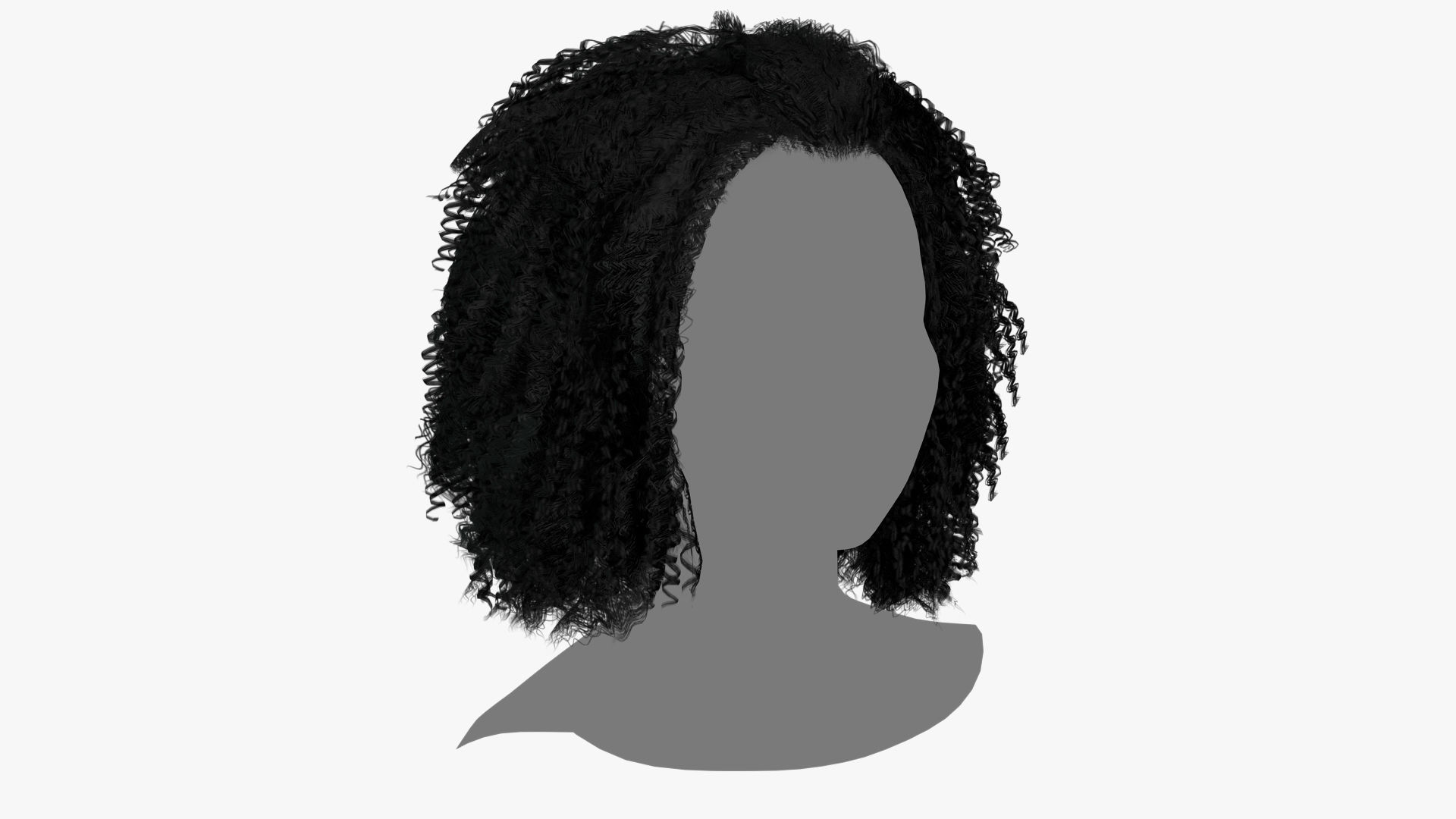 Female Hair - 022 3D model_2