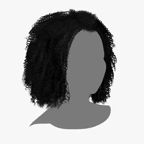 Female Hair - 022 3D model Female Hair - 022 3D model