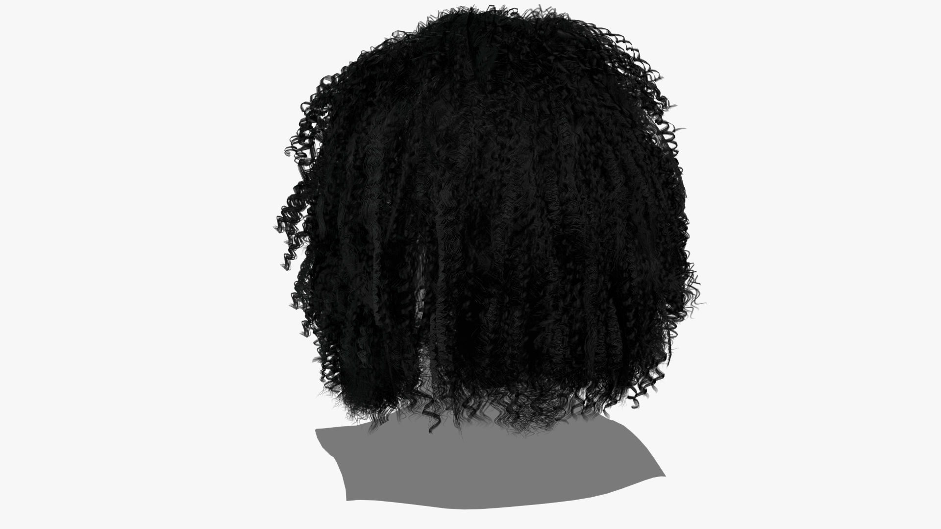 Female Hair - 022 3D model_4