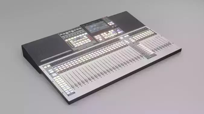 Studio Mixer - Low Poly - Game Ready - PBR Low-poly 3D model