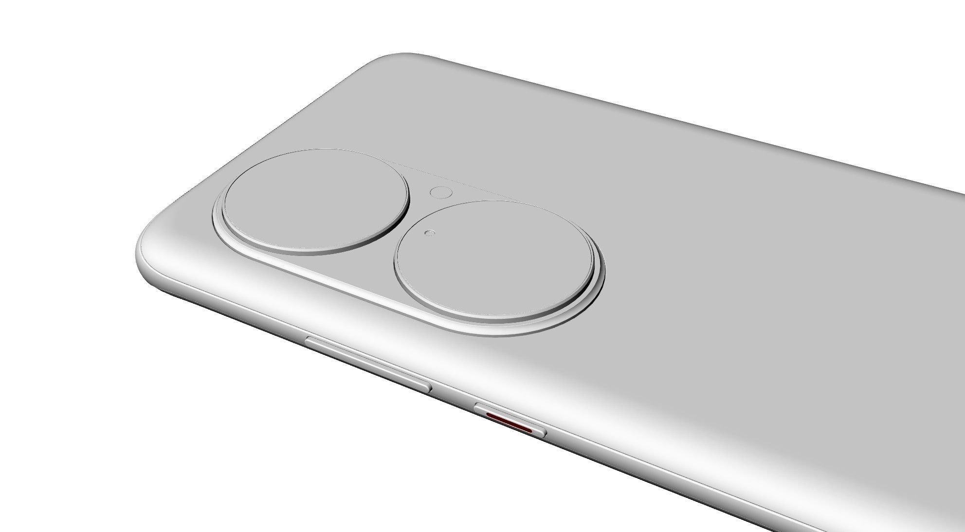 HUA WEI P50 pro mobile phone 3D model 3D model 3D model_9