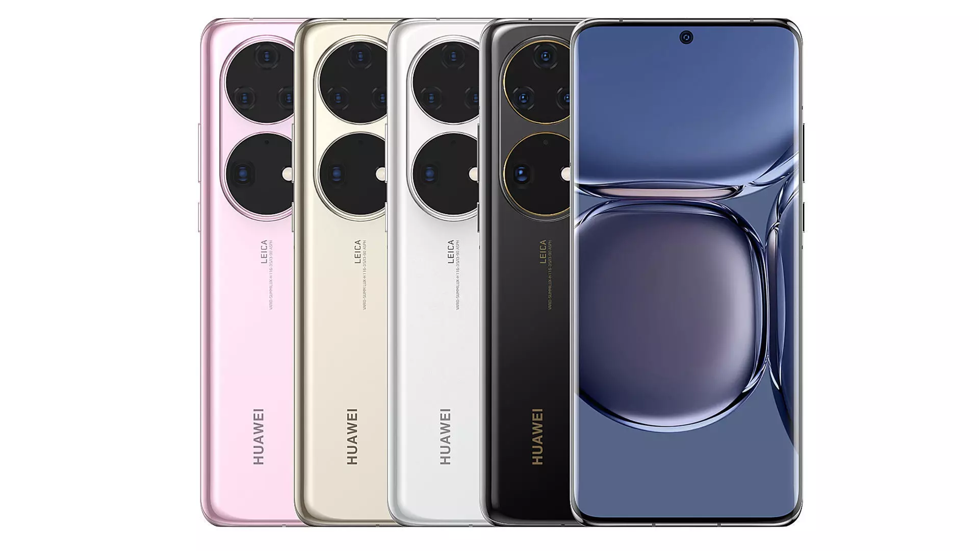 HUA WEI P50 pro mobile phone 3D model 3D model 3D model_0