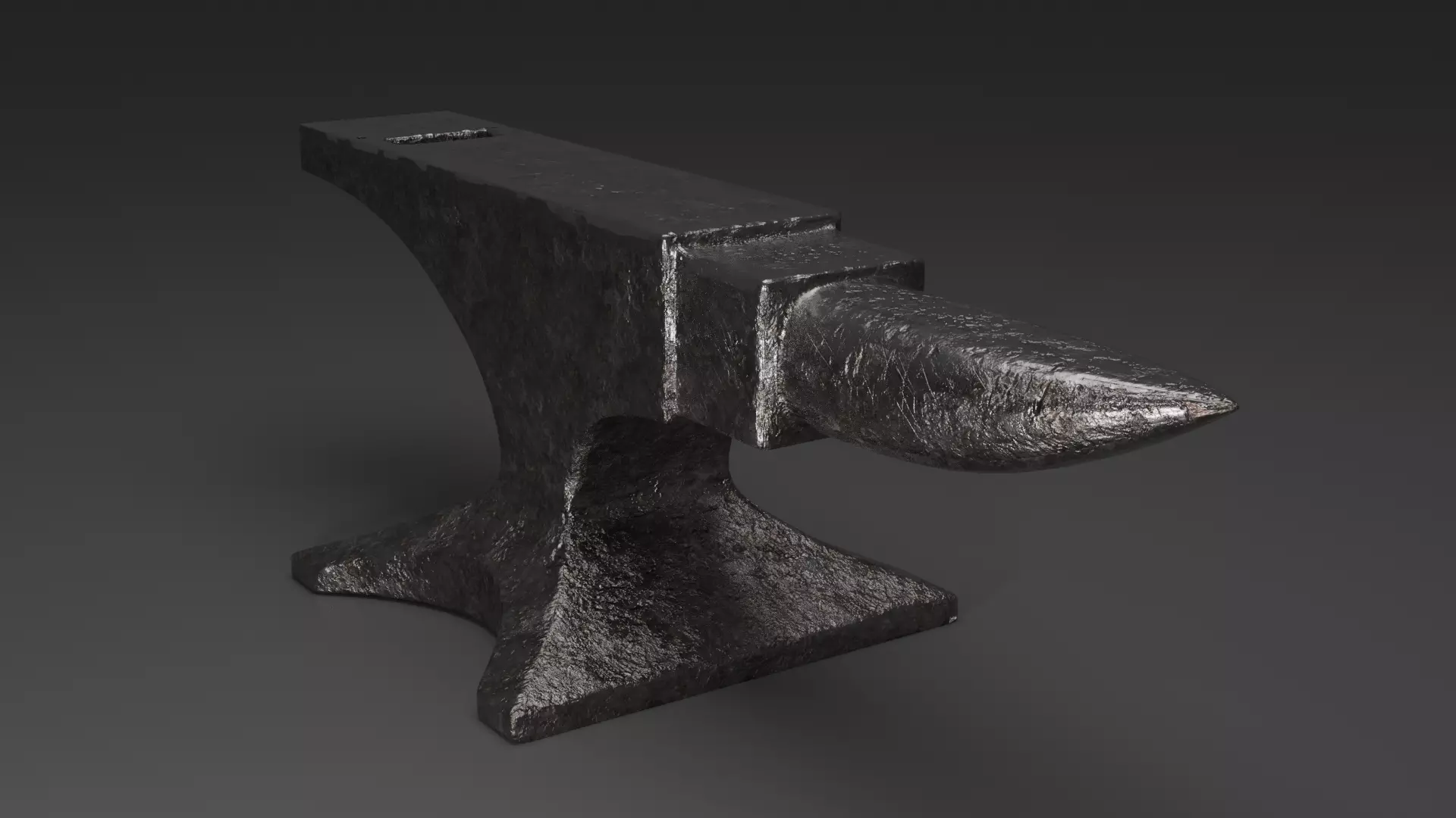 Realistic Anvil Free low-poly 3D model_0