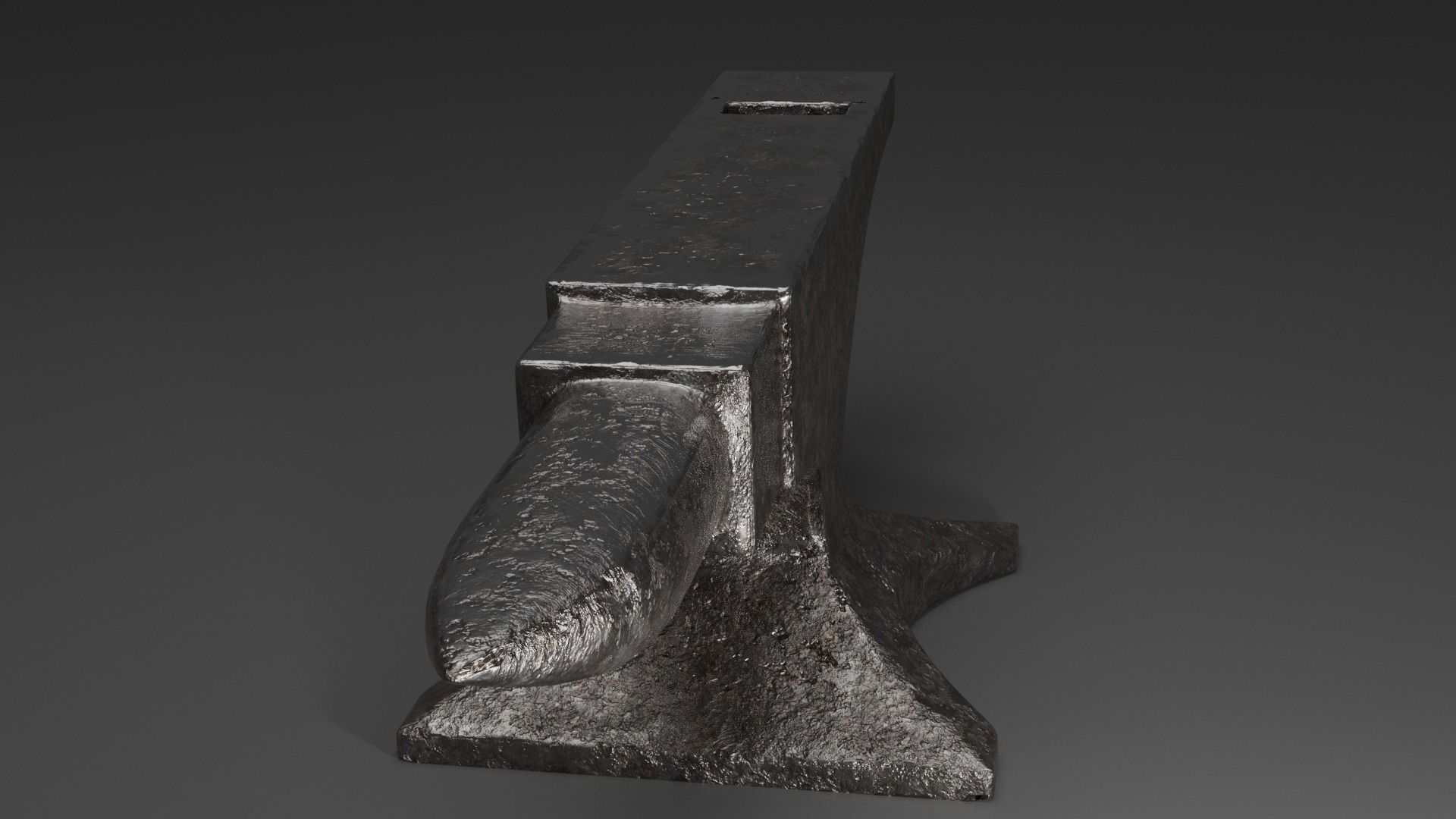 Realistic Anvil Free low-poly 3D model_1