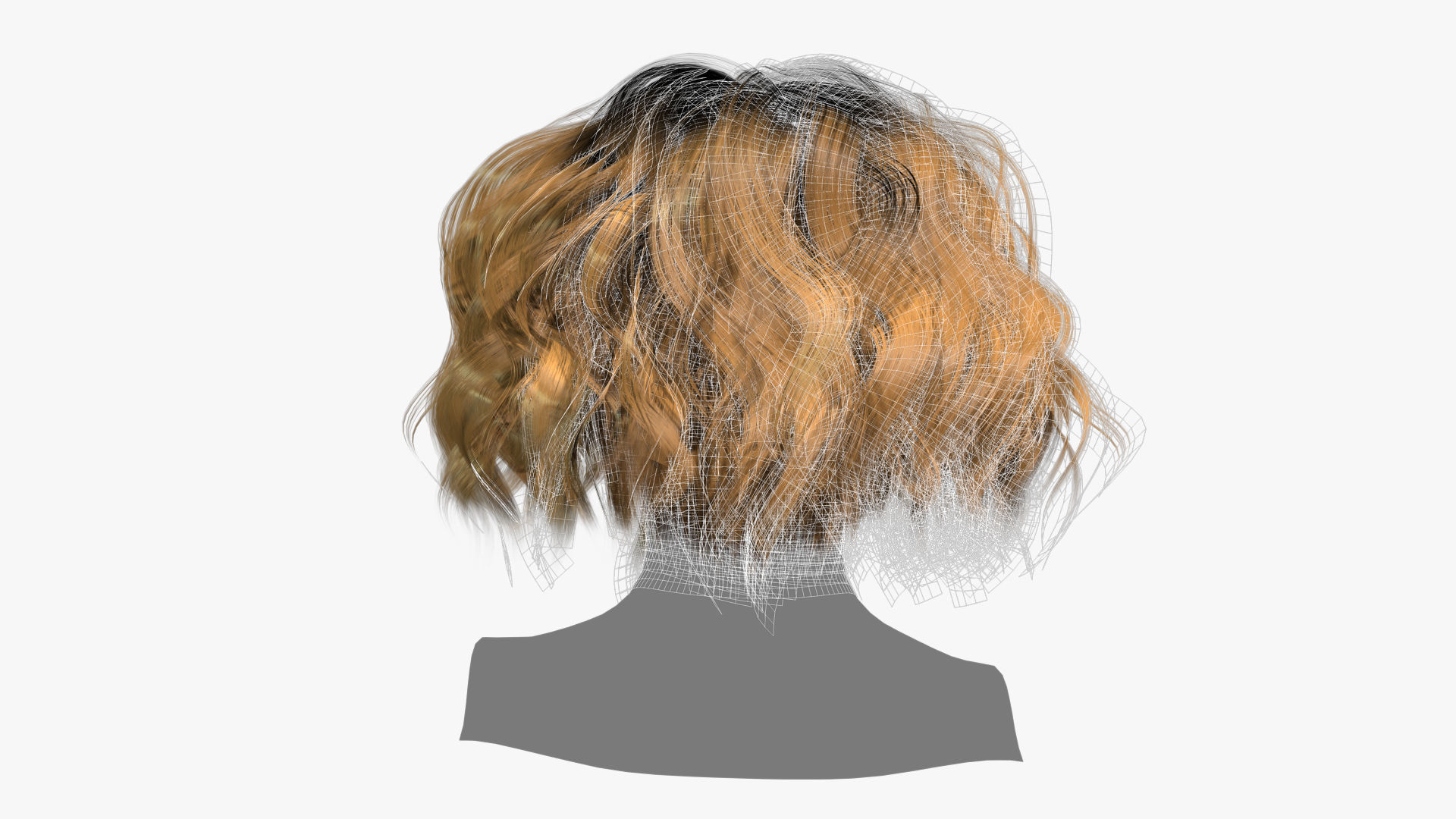 Female Hair - 024 3D model_15