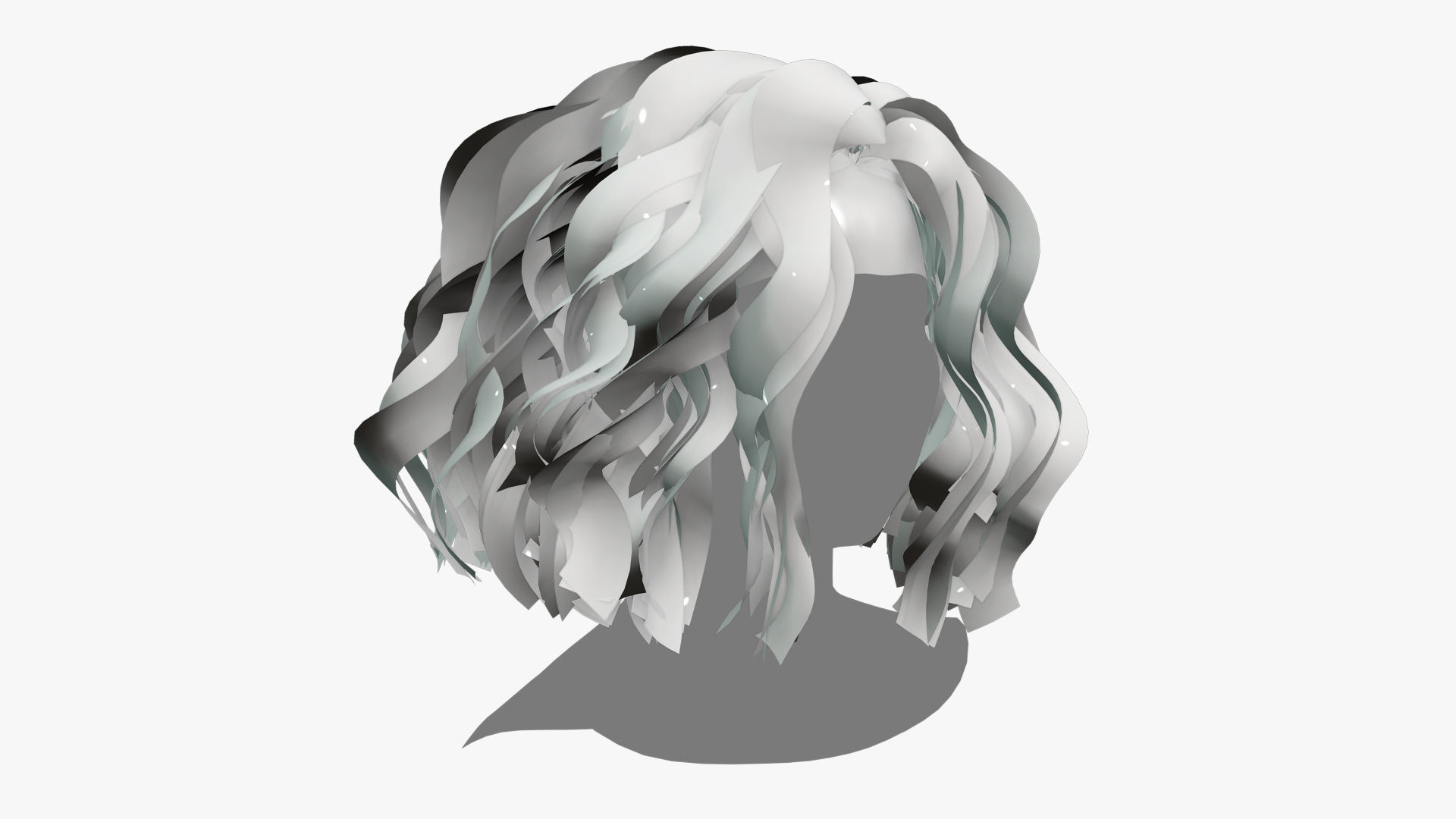 Female Hair - 024 3D model_8