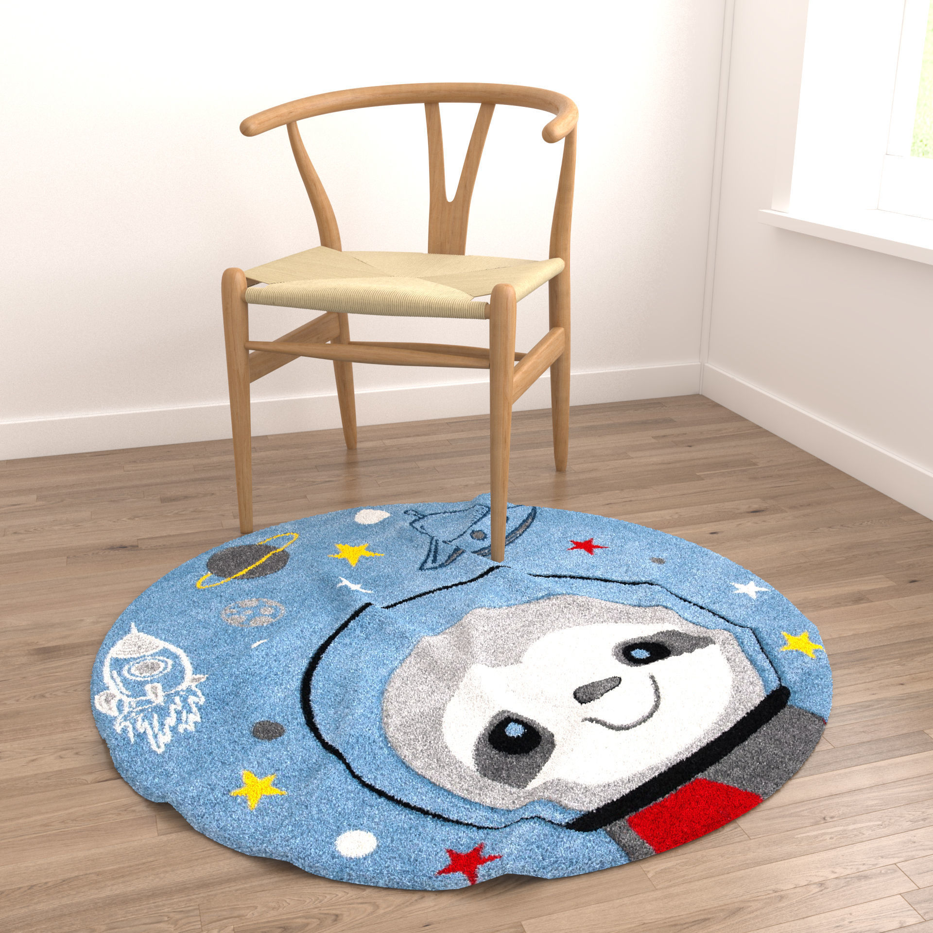 Rugs No 277 Low-poly 3D model_3