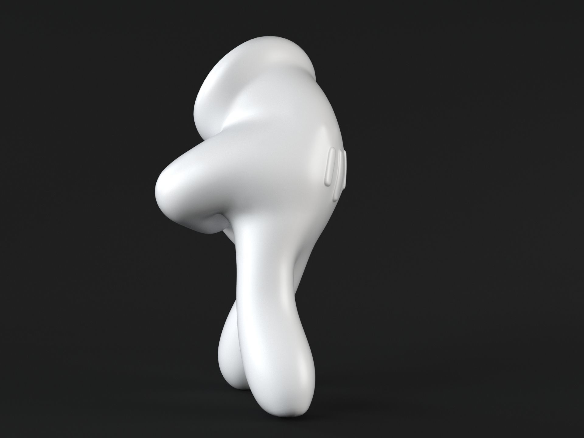 Mickey Hand Walk 3D print model_8