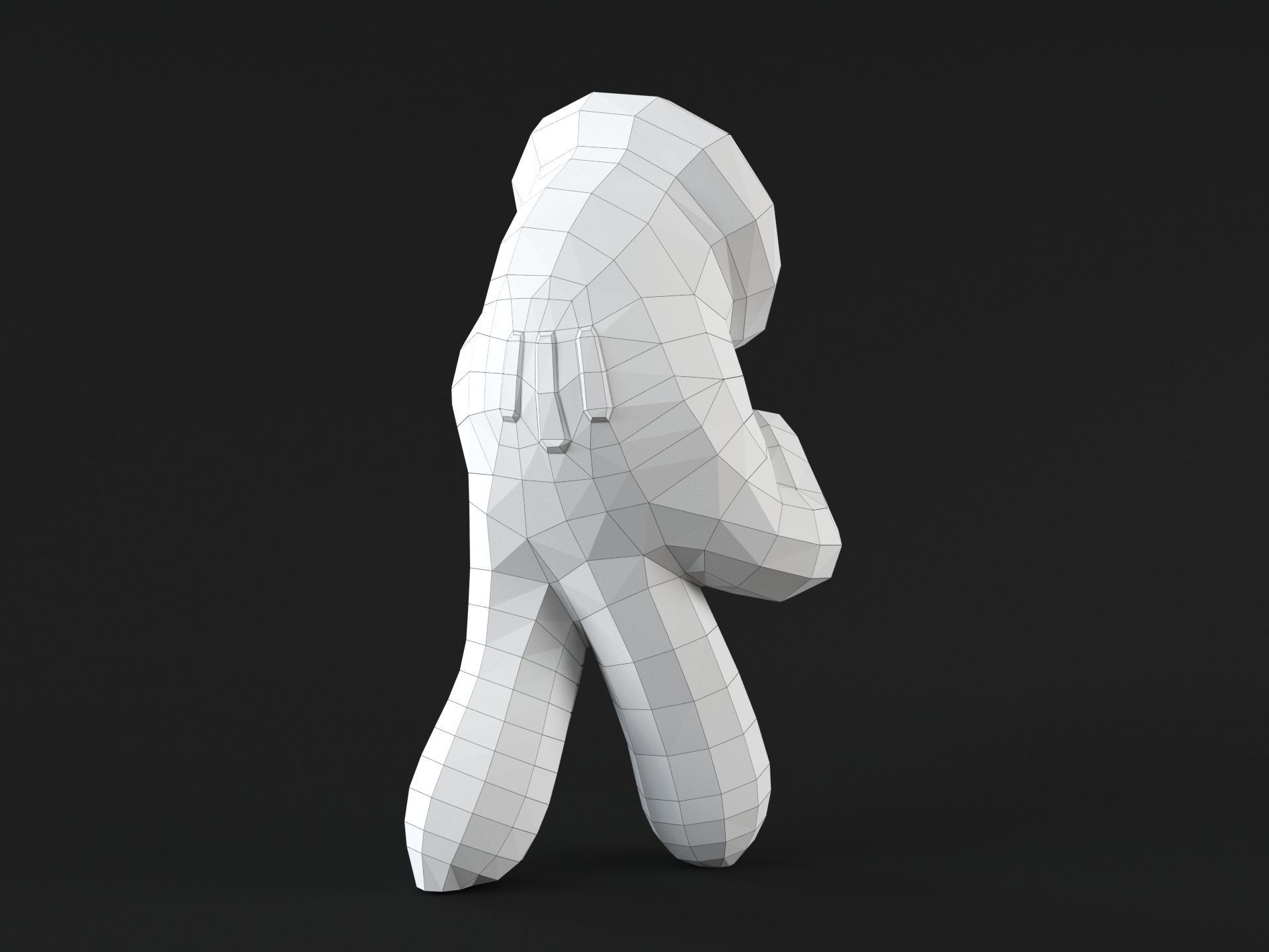 Mickey Hand Walk 3D print model_2