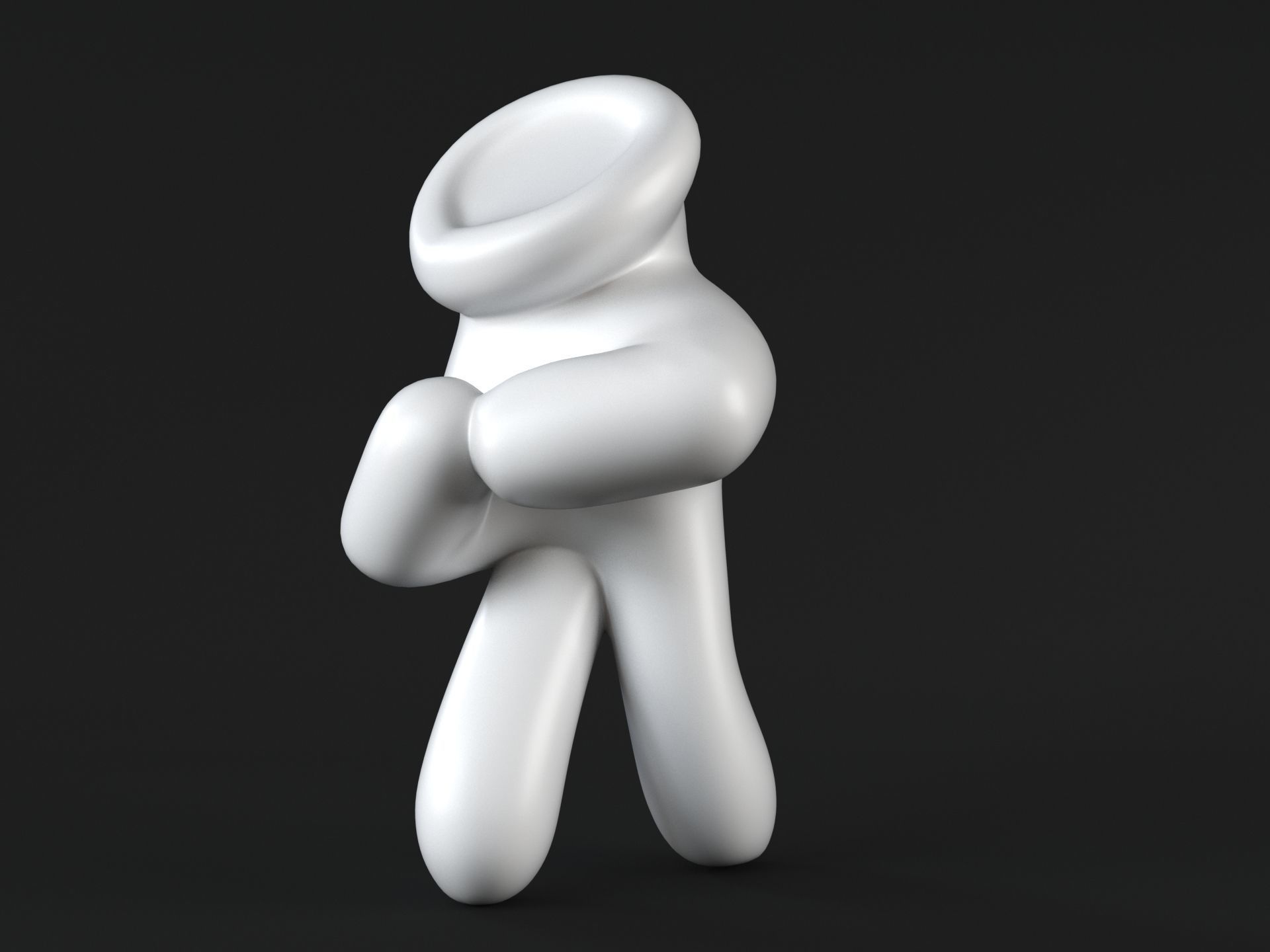 Mickey Hand Walk 3D print model_6
