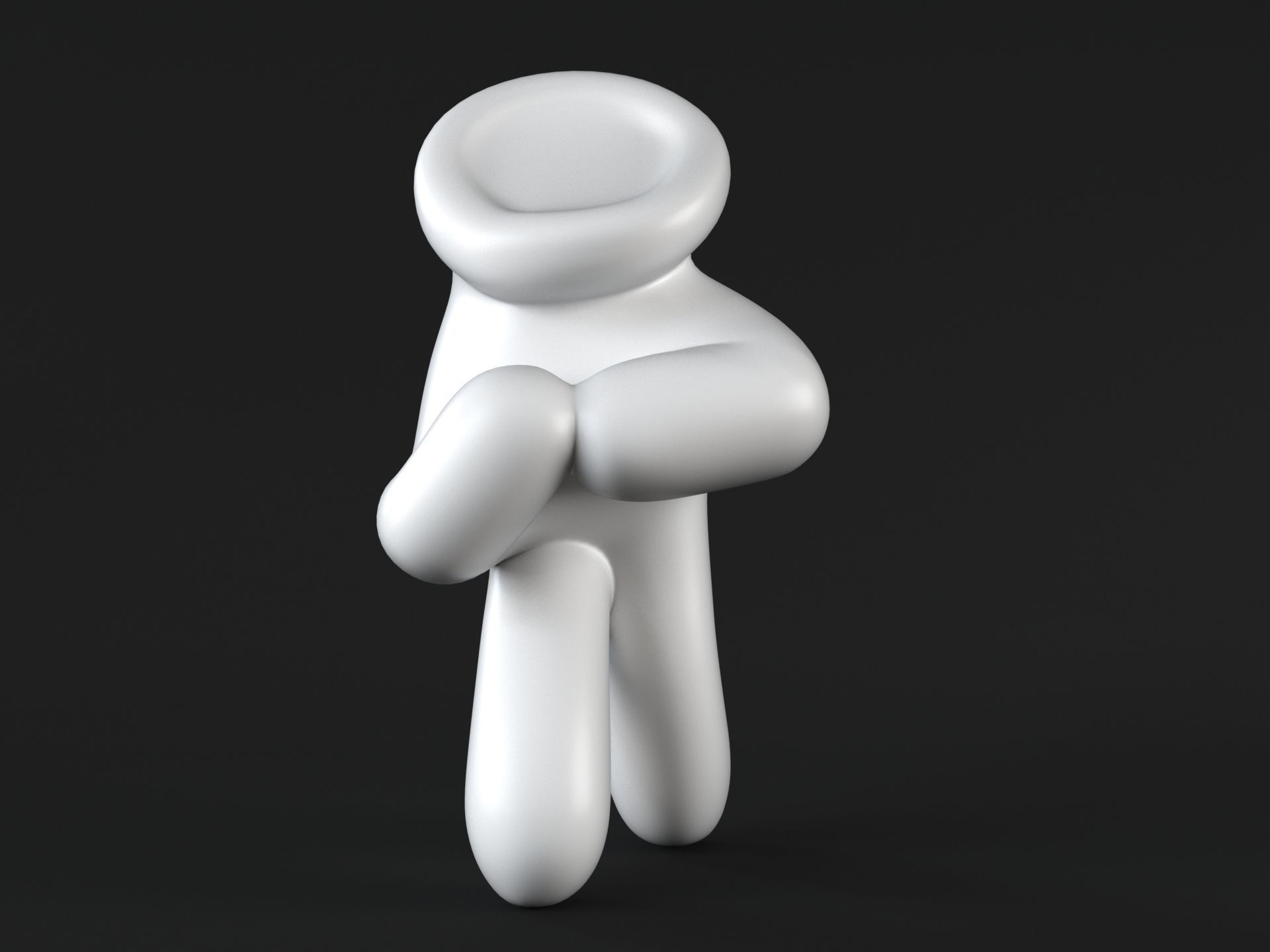 Mickey Hand Walk 3D print model_5