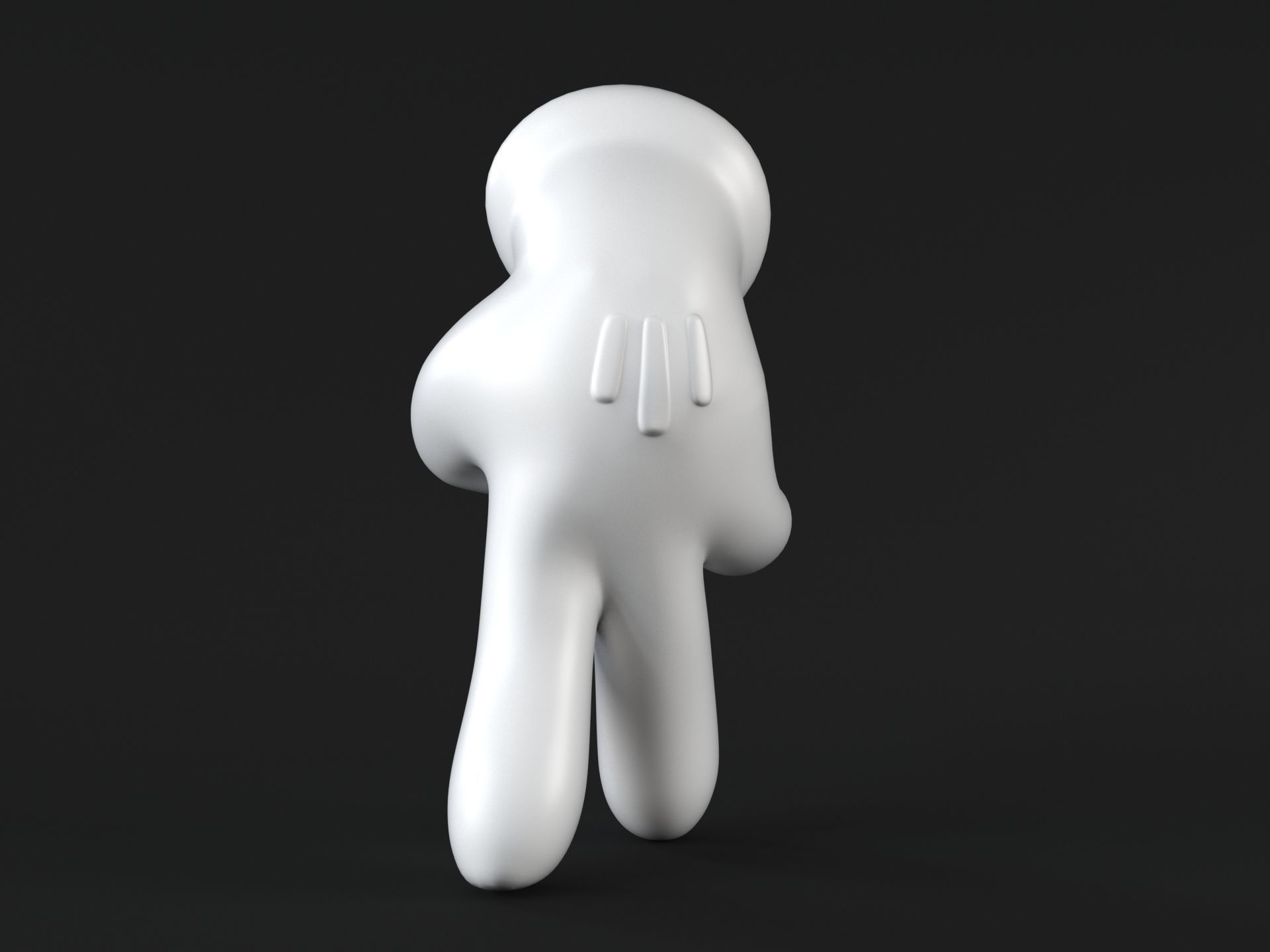 Mickey Hand Walk 3D print model_9