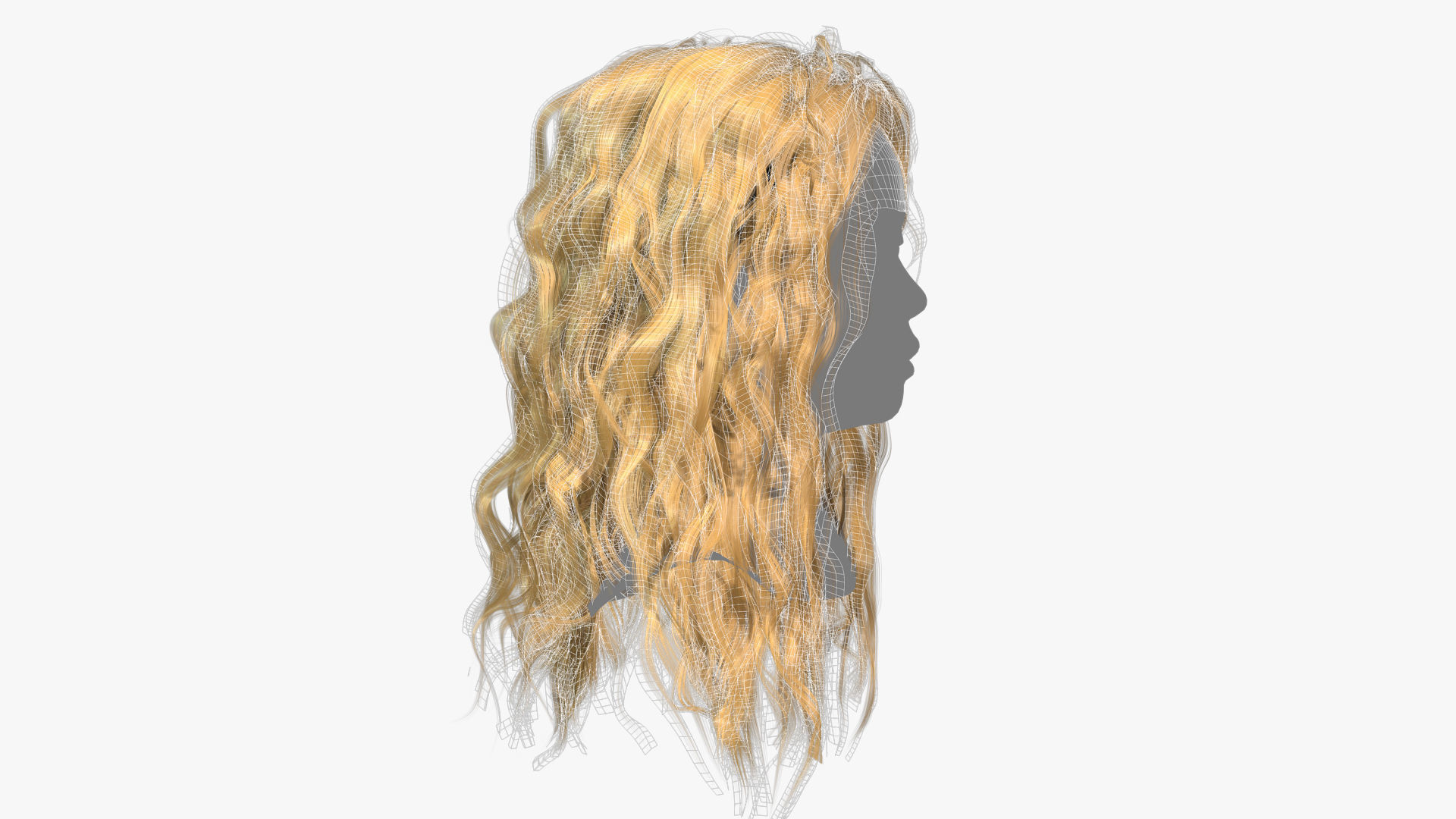 Female Hair - 025 3D model_13