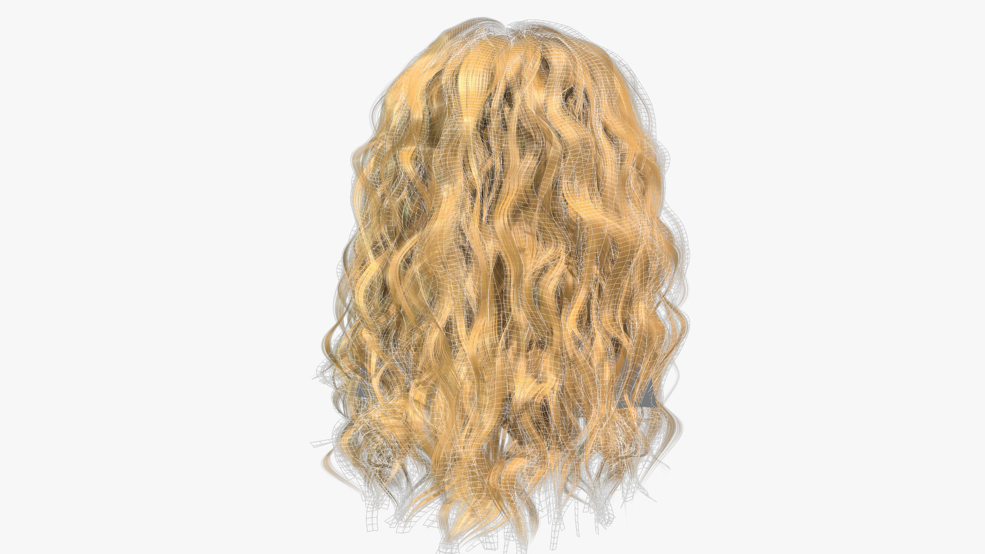 Female Hair - 025 3D model_14