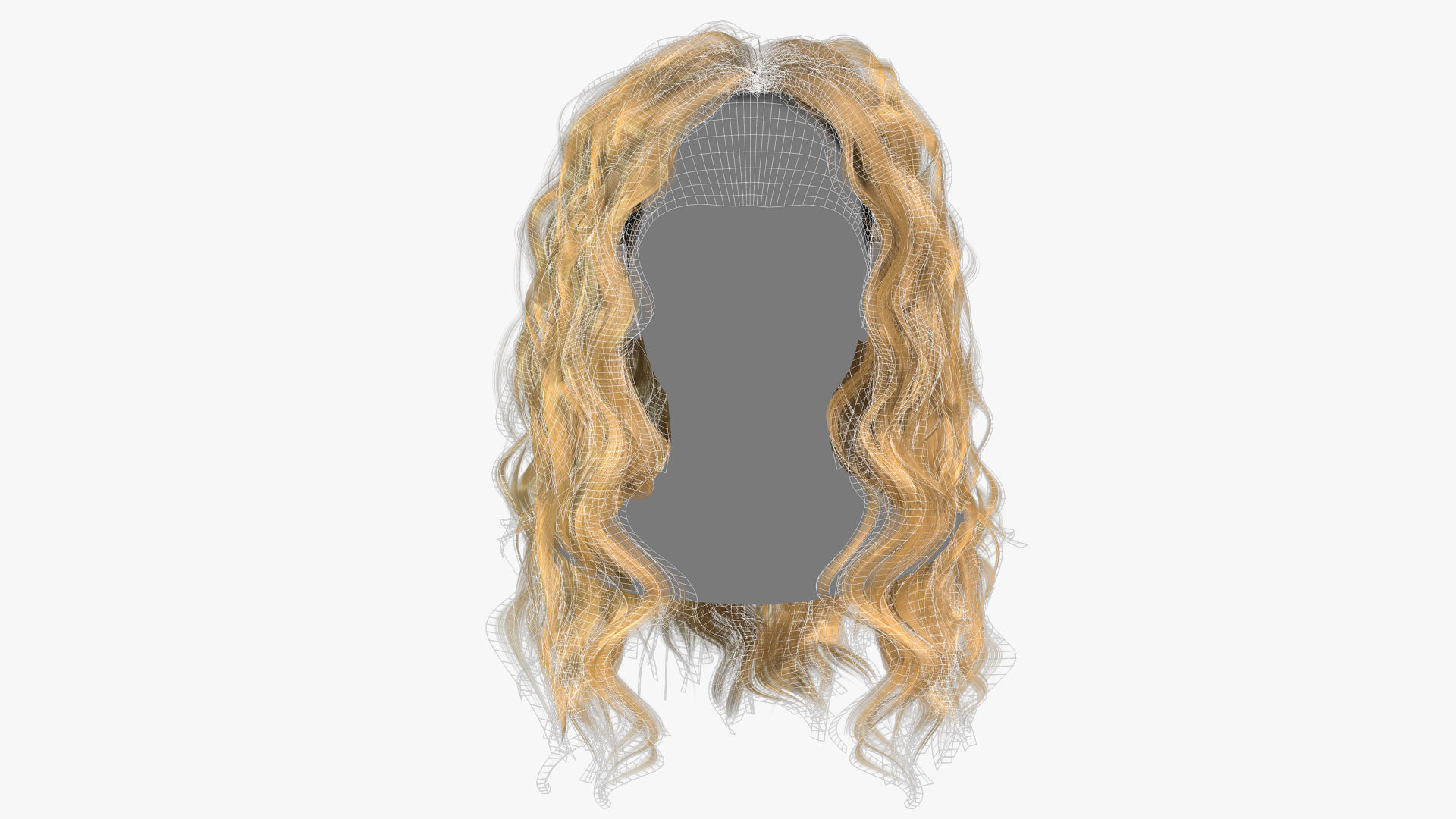 Female Hair - 025 3D model_11