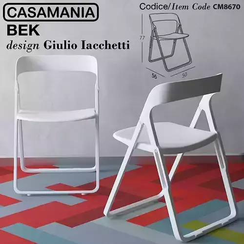 Casamania Bek Folding Chair 3D model