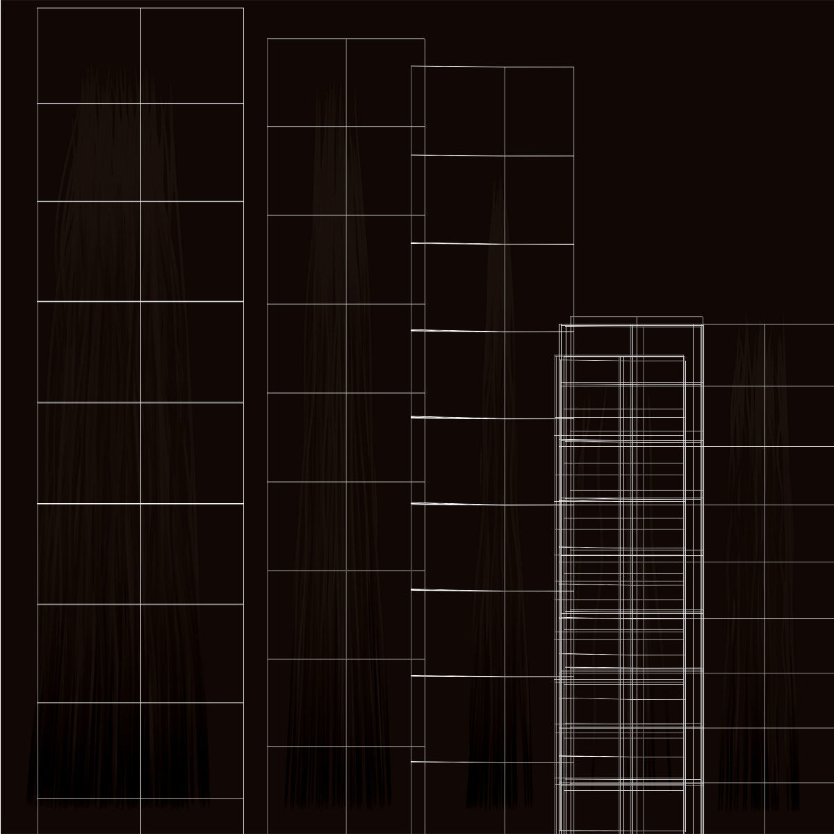 Male Hair - 024 3D model_21