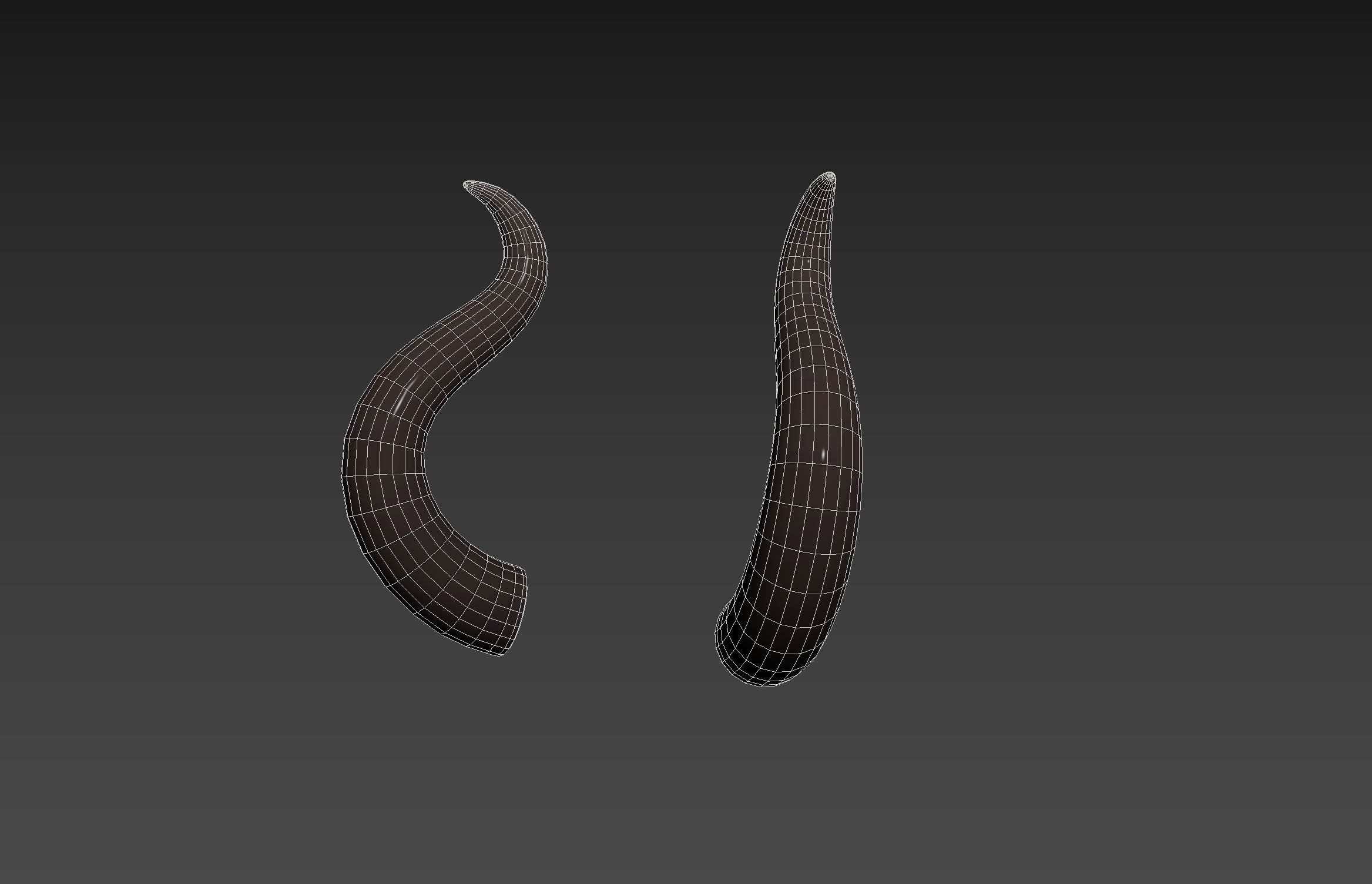 Satan Horn 2 3D model_12