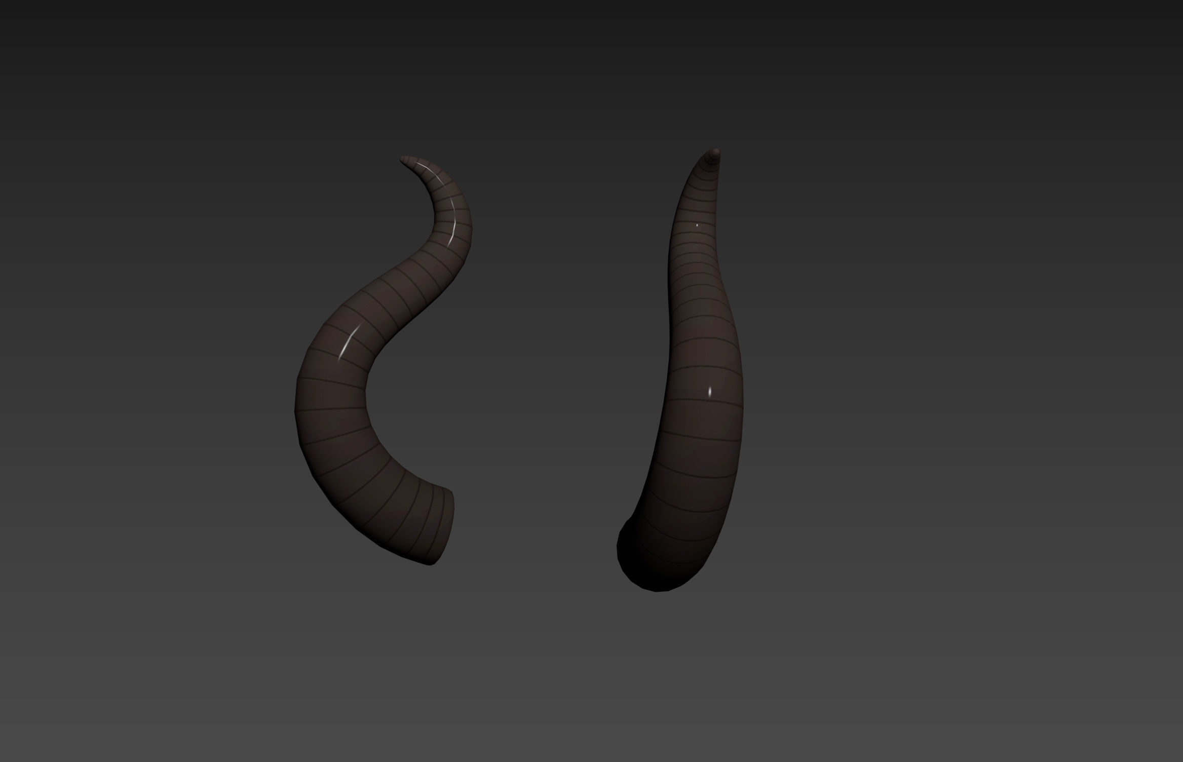 Satan Horn 2 3D model_10