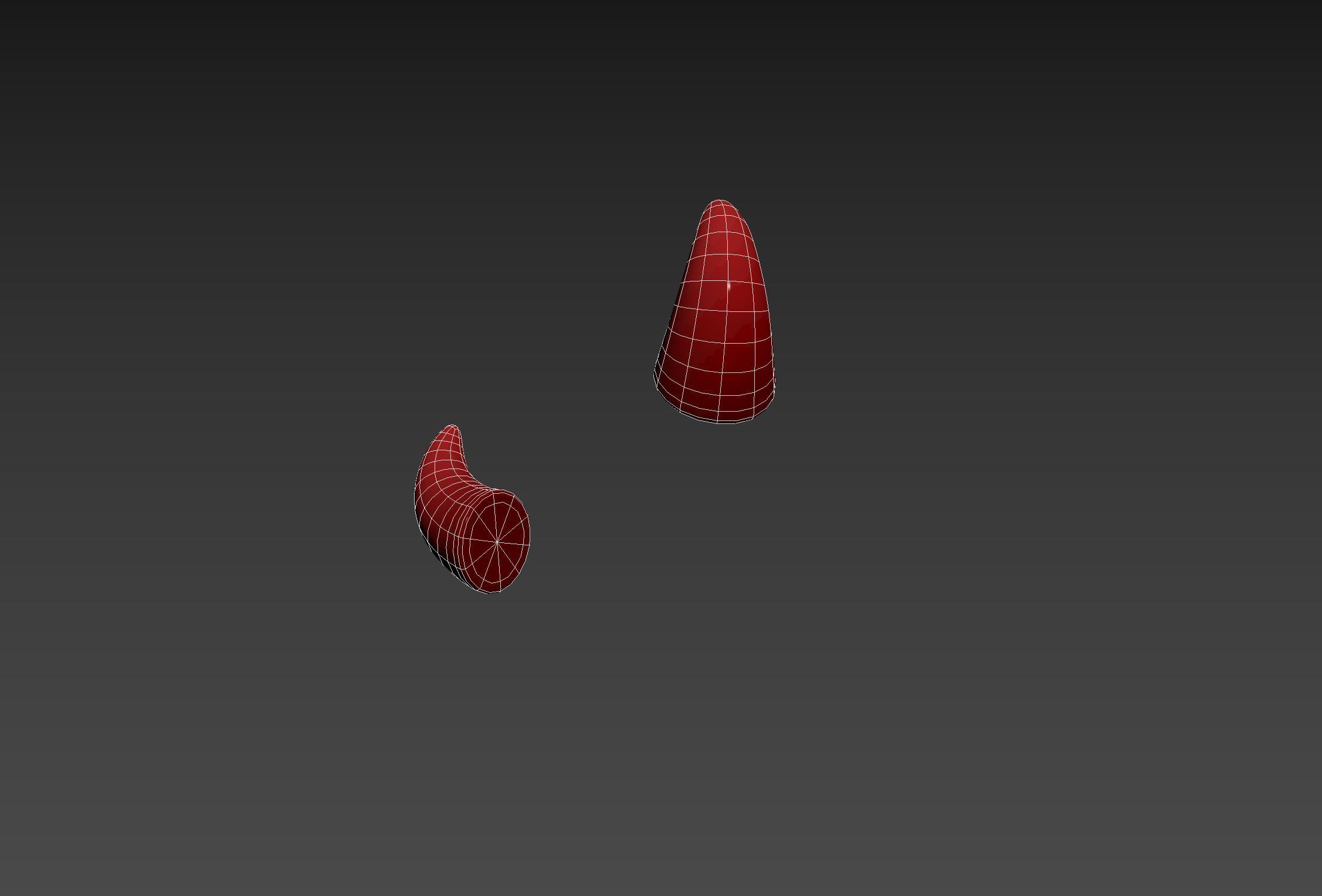Devil Horn Low-poly 3D model_21
