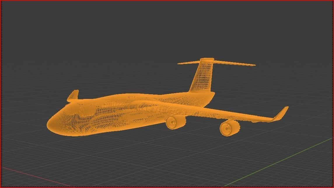 Emirates Airplane 3D Model-Stylized High-Quality Low-poly 3D model_2