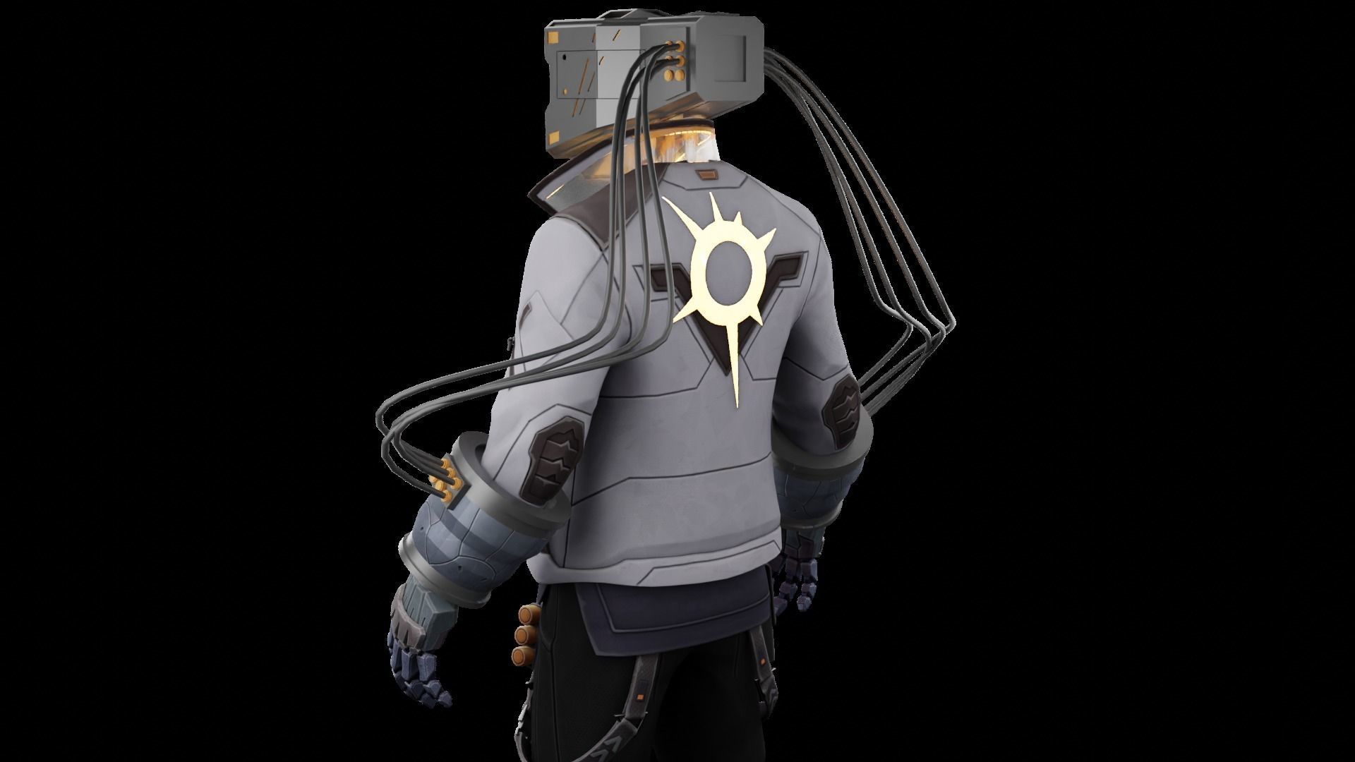 Phoenix remastered - Rigged Low-poly 3D model_3