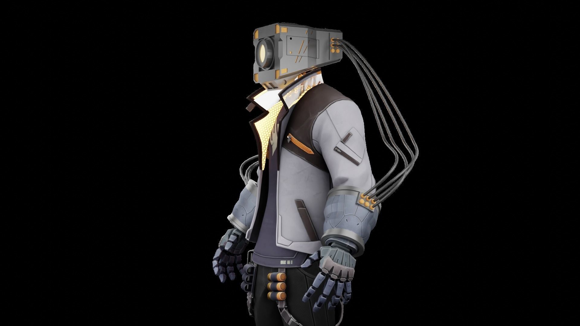 Phoenix remastered - Rigged Low-poly 3D model_2