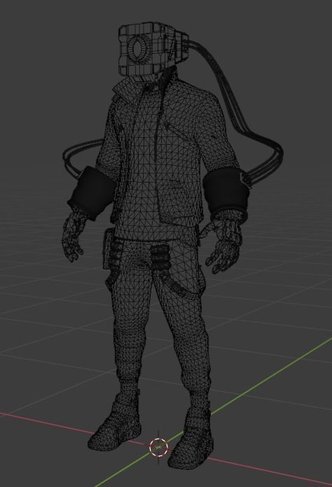 Phoenix remastered - Rigged Low-poly 3D model_8