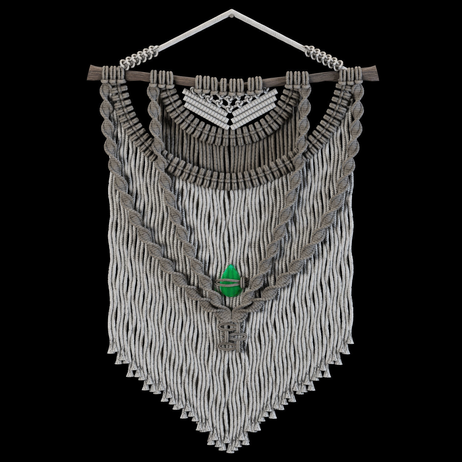 Decorative Set 04 3D model_1