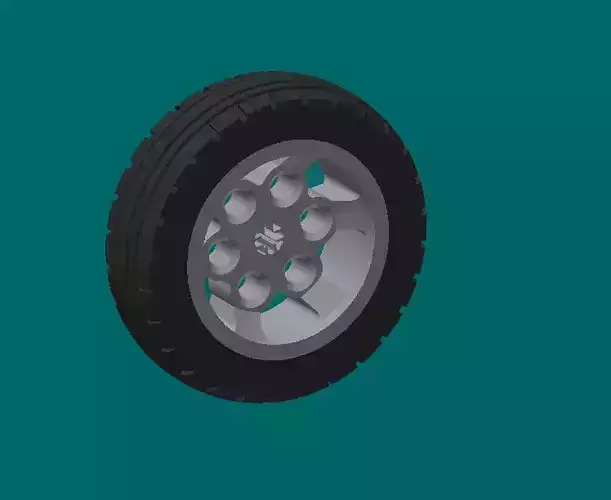 Toy wheel 3D print model