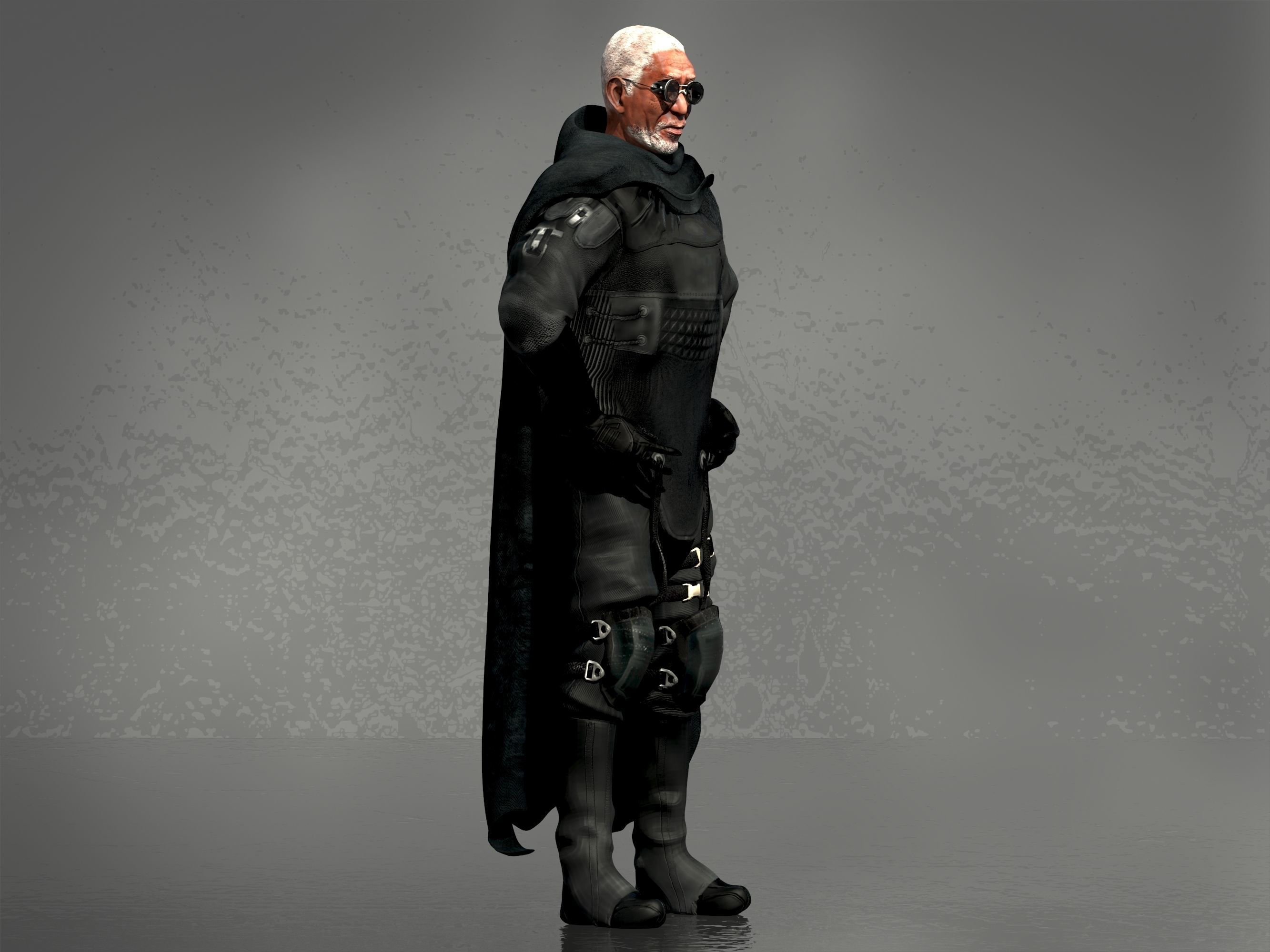 Malcolm Beach from Oblivion Low-poly 3D model_17