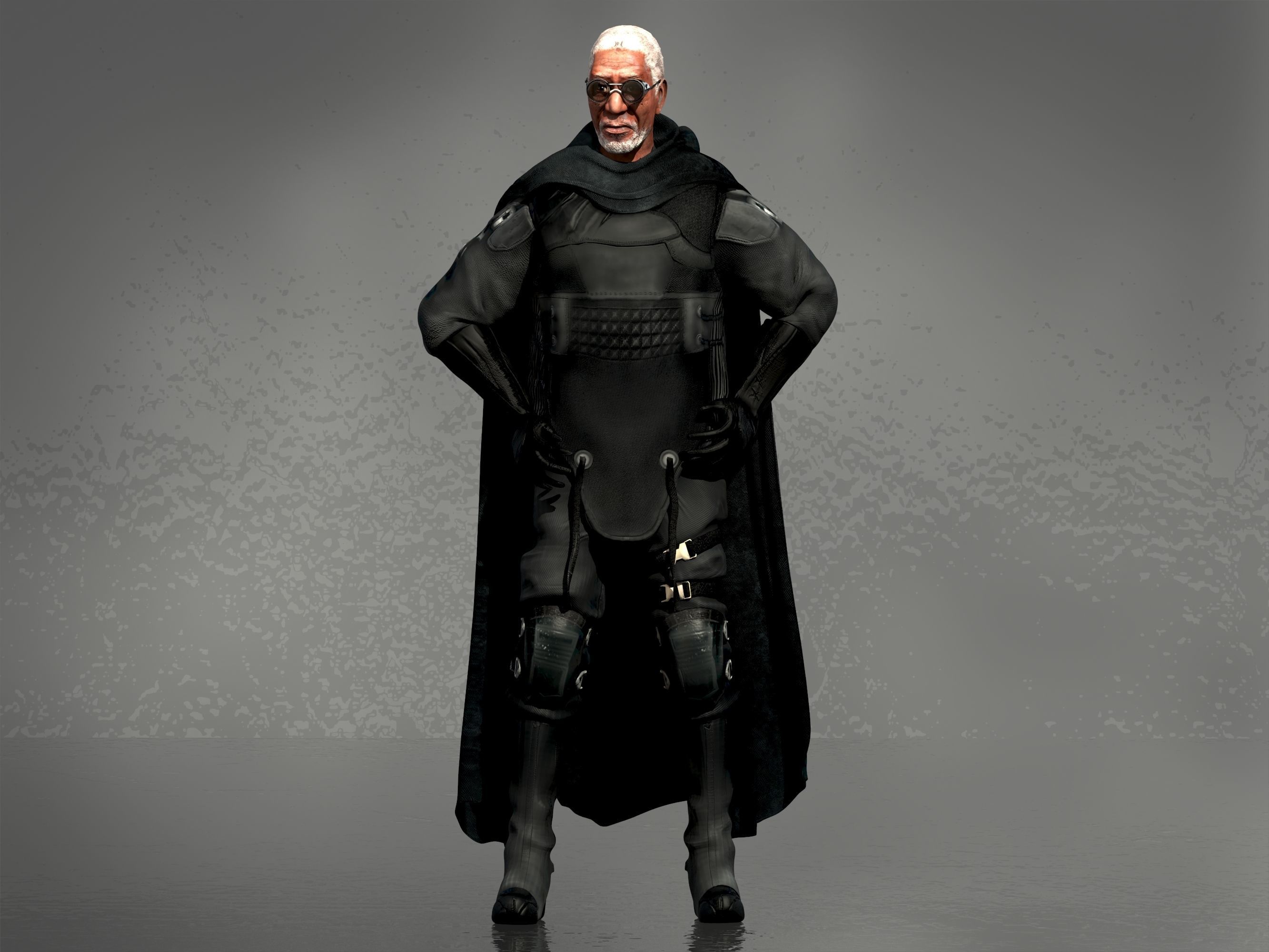 Malcolm Beach from Oblivion Low-poly 3D model_6