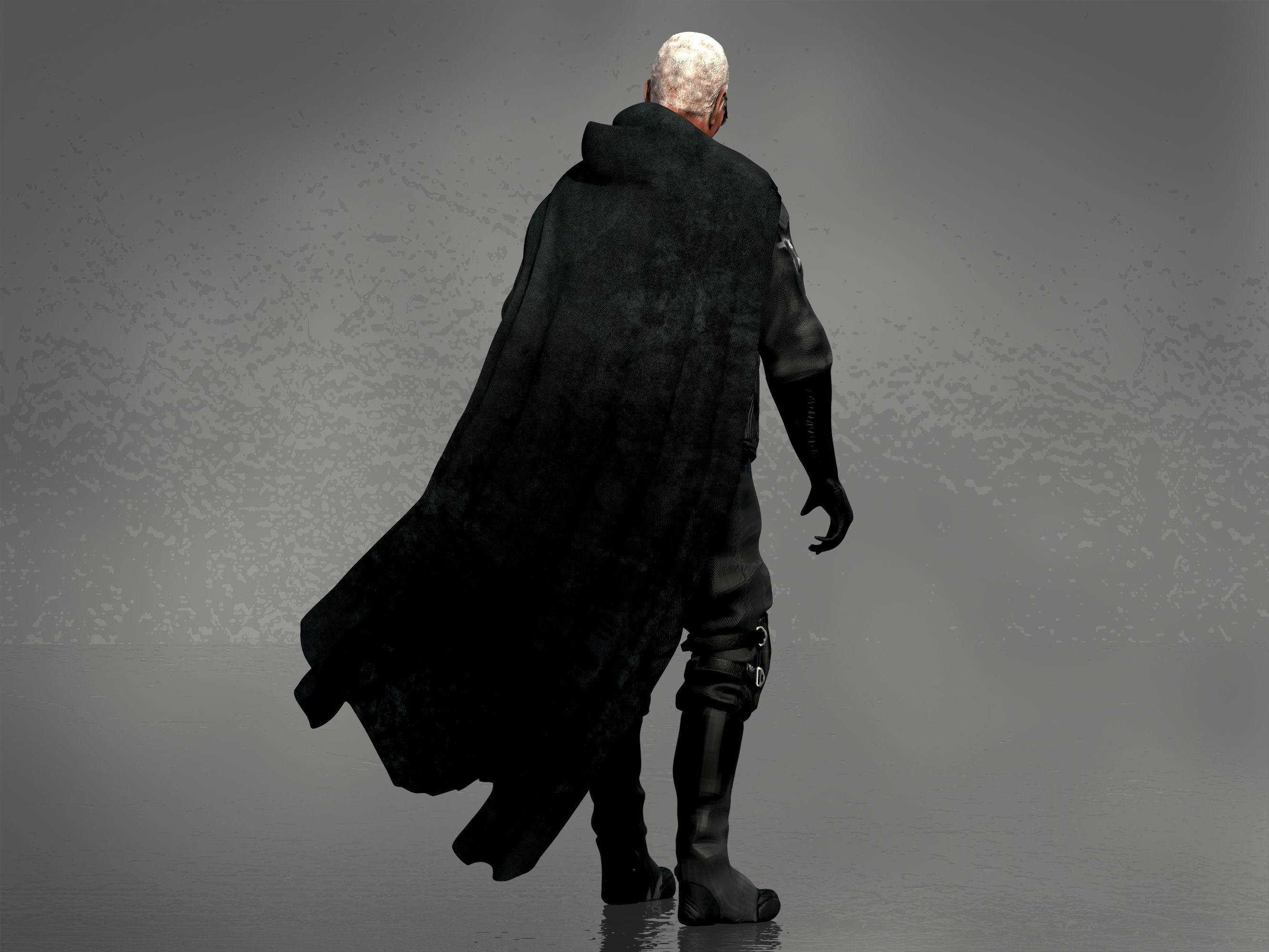 Malcolm Beach from Oblivion Low-poly 3D model_7