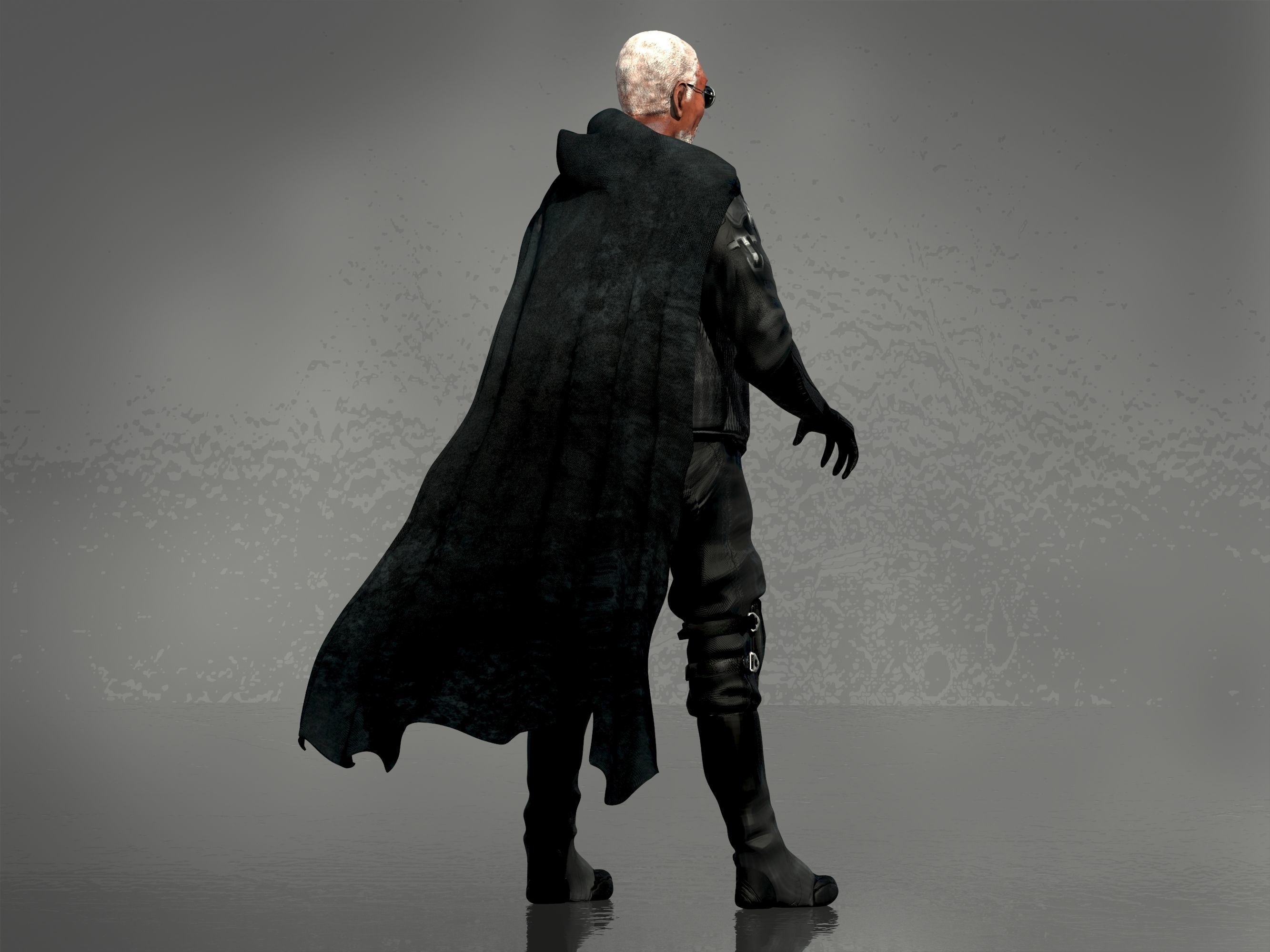 Malcolm Beach from Oblivion Low-poly 3D model_11