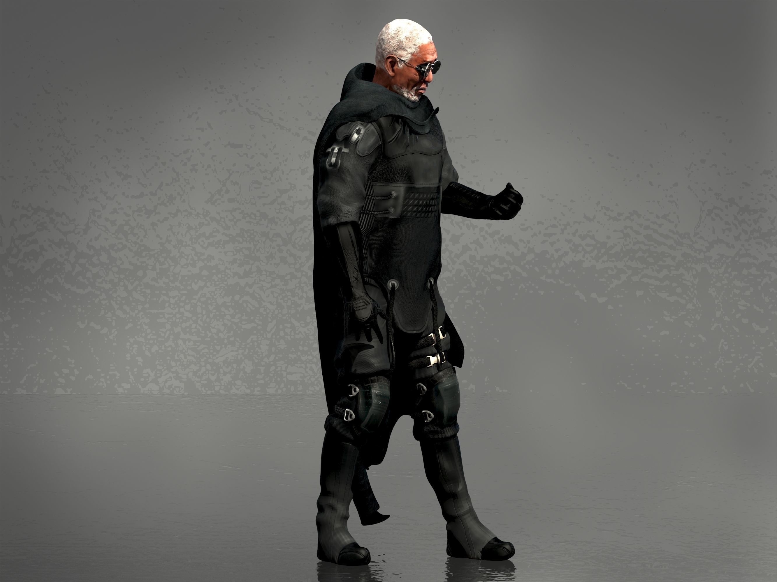 Malcolm Beach from Oblivion Low-poly 3D model_3