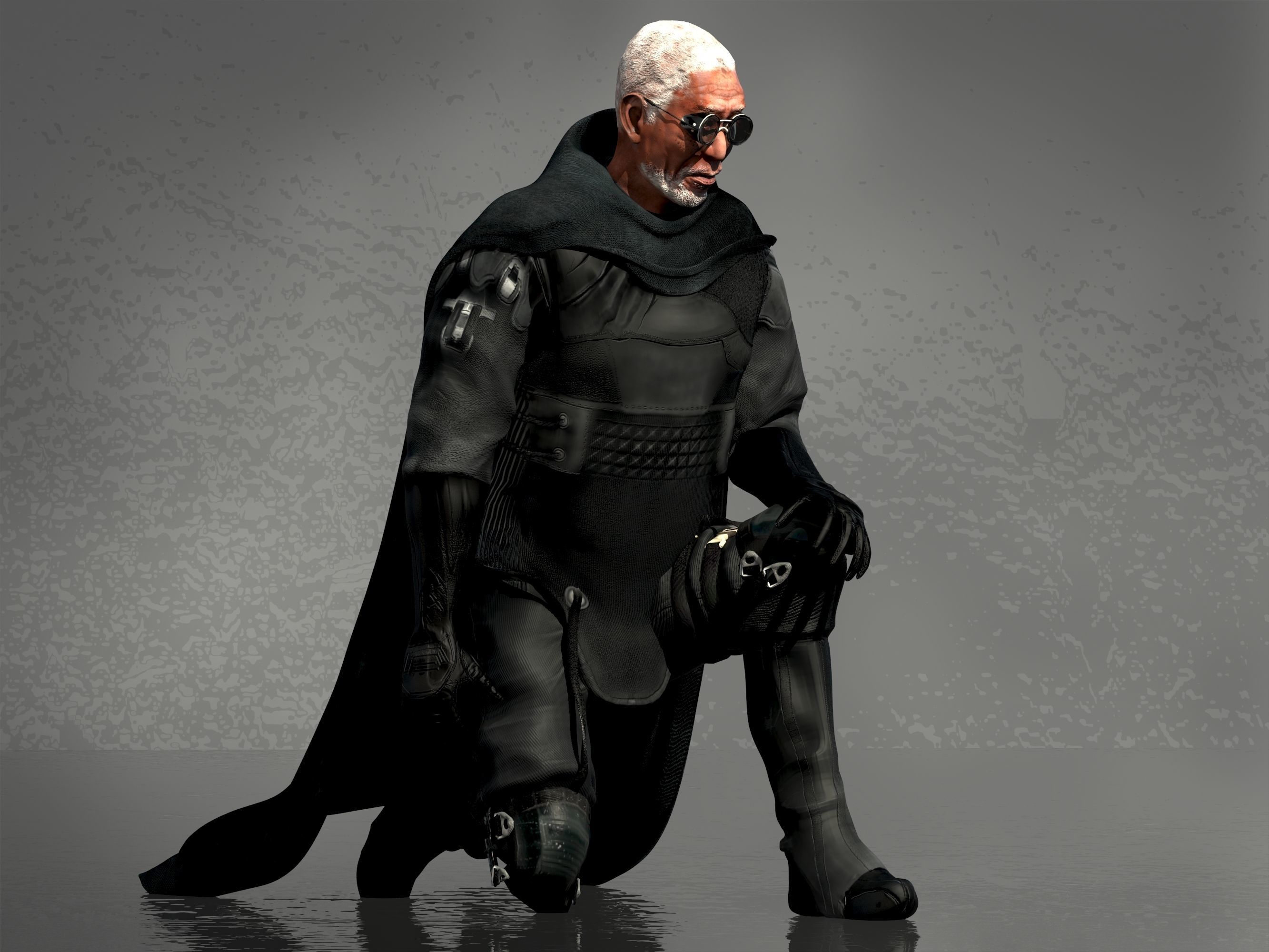 Malcolm Beach from Oblivion Low-poly 3D model_4