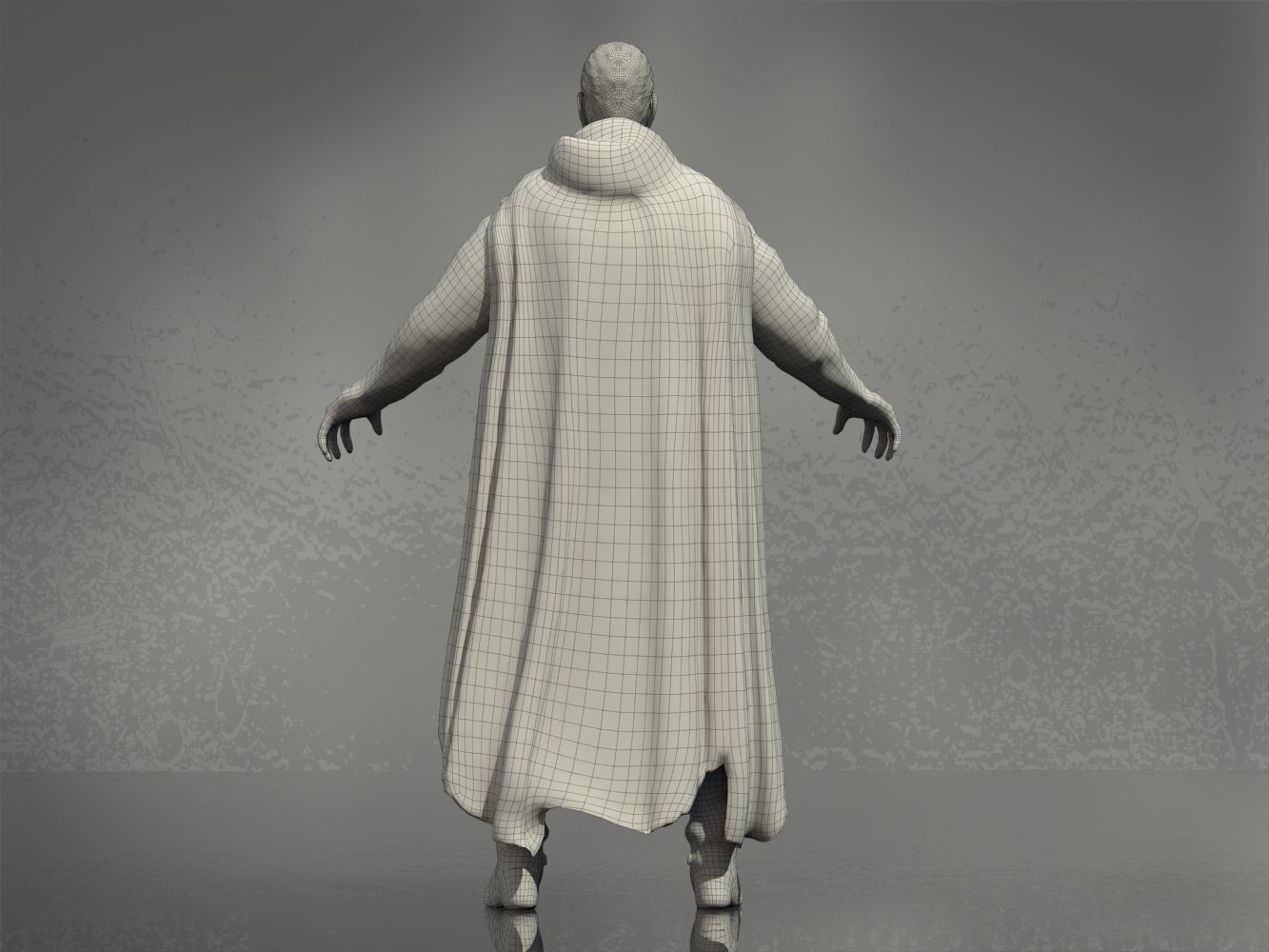 Malcolm Beach from Oblivion Low-poly 3D model_20