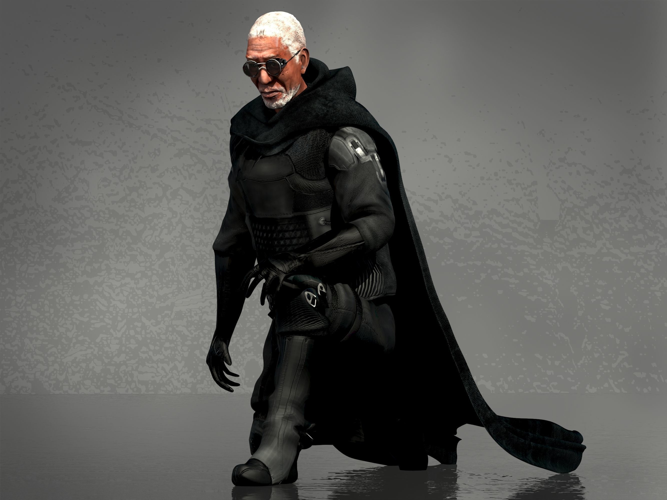 Malcolm Beach from Oblivion Low-poly 3D model_10