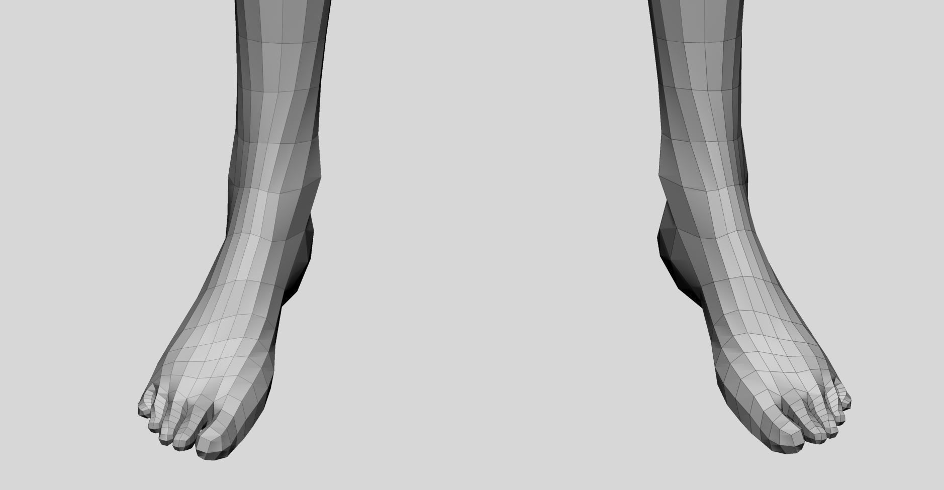 Female Basemesh v4 3D model_12