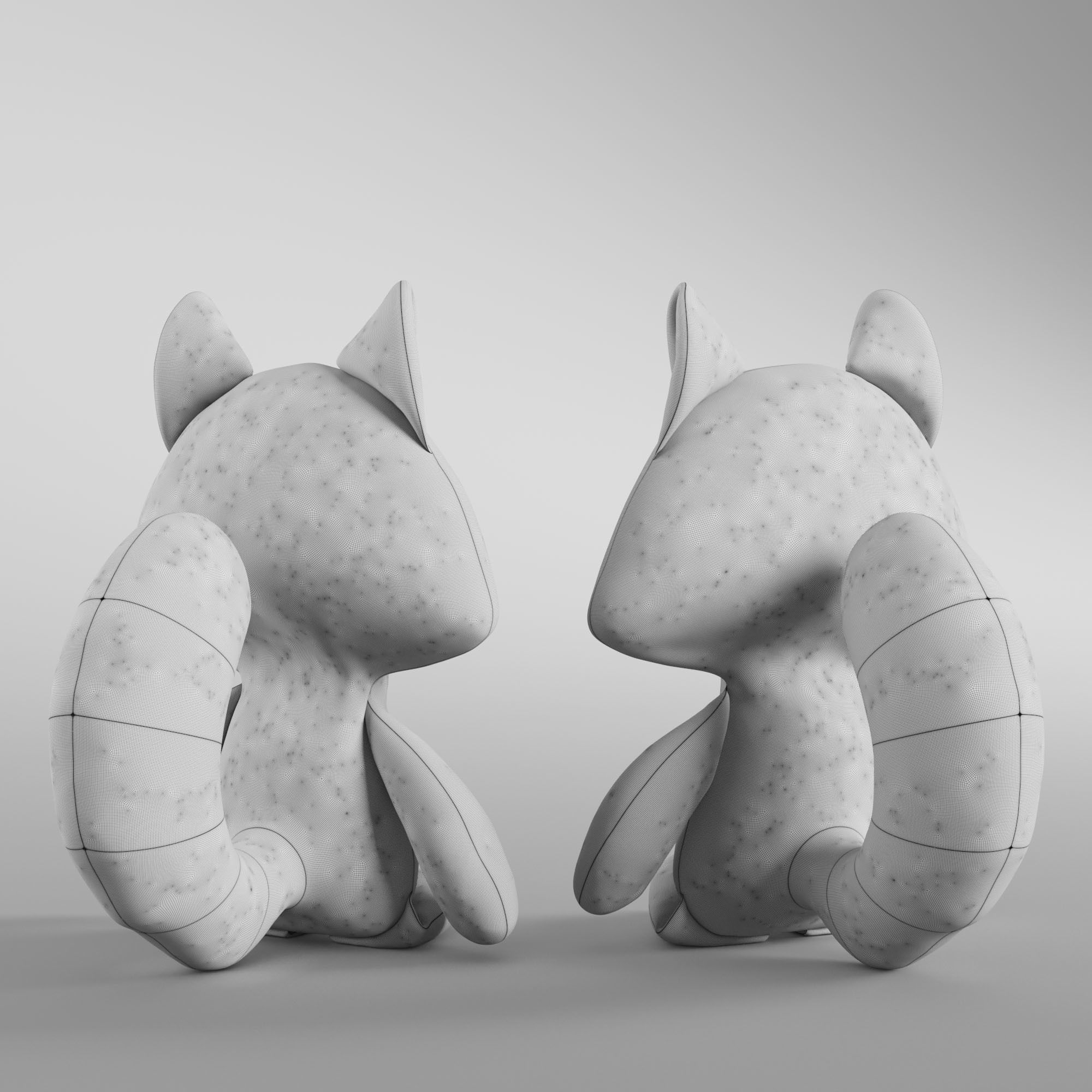 Red panda 3D model_11