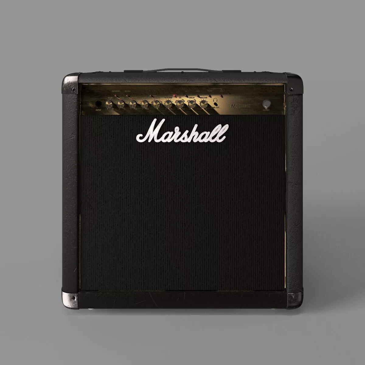 marshall amplifier mg50fx Low-poly 3D model